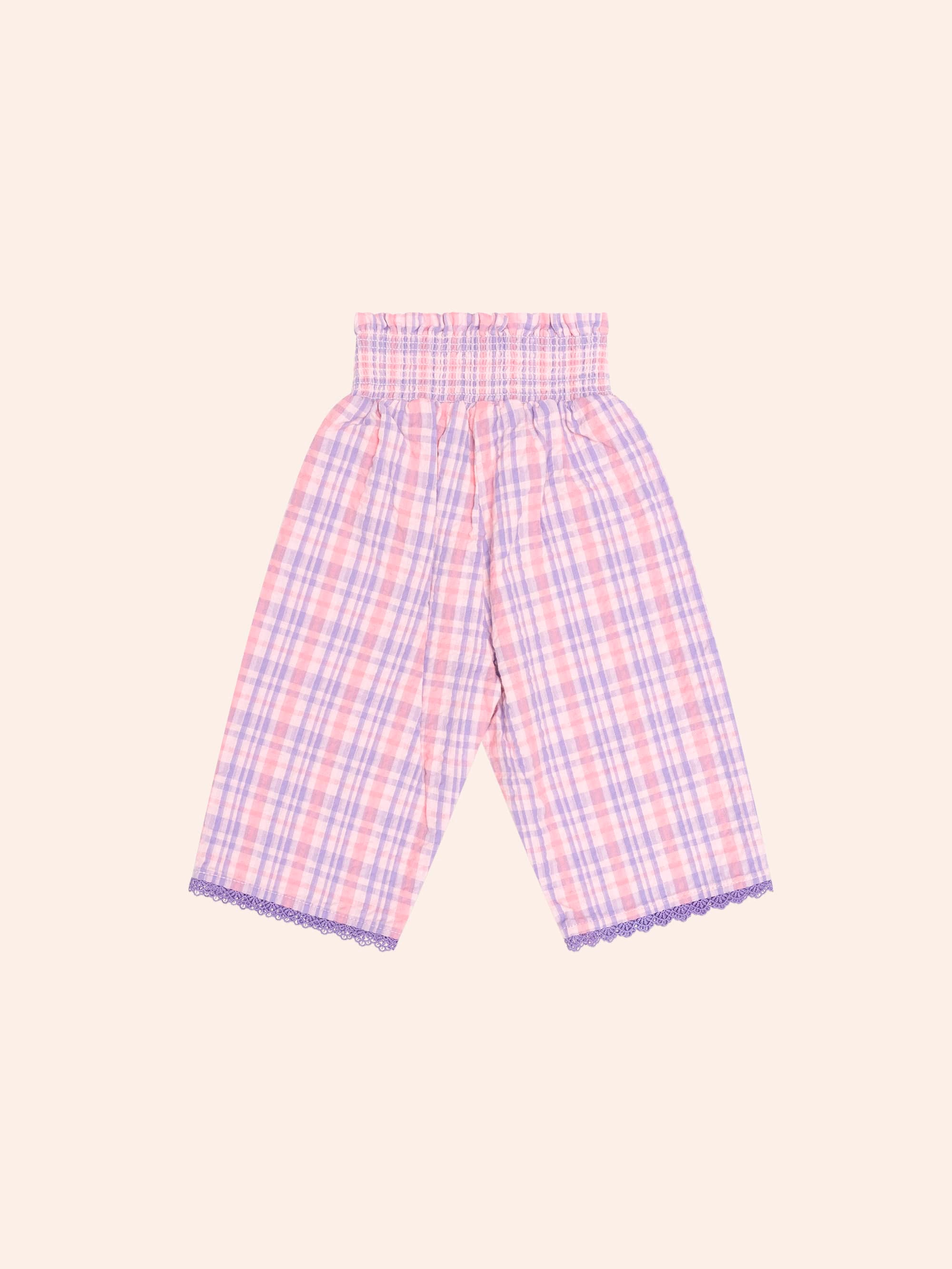 Tropical Check Paperbag Pant PANT Huxbaby Shopify