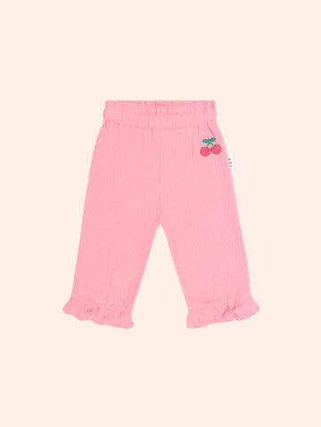 Cherry Emb Frill Pant PANT Huxbaby Shopify