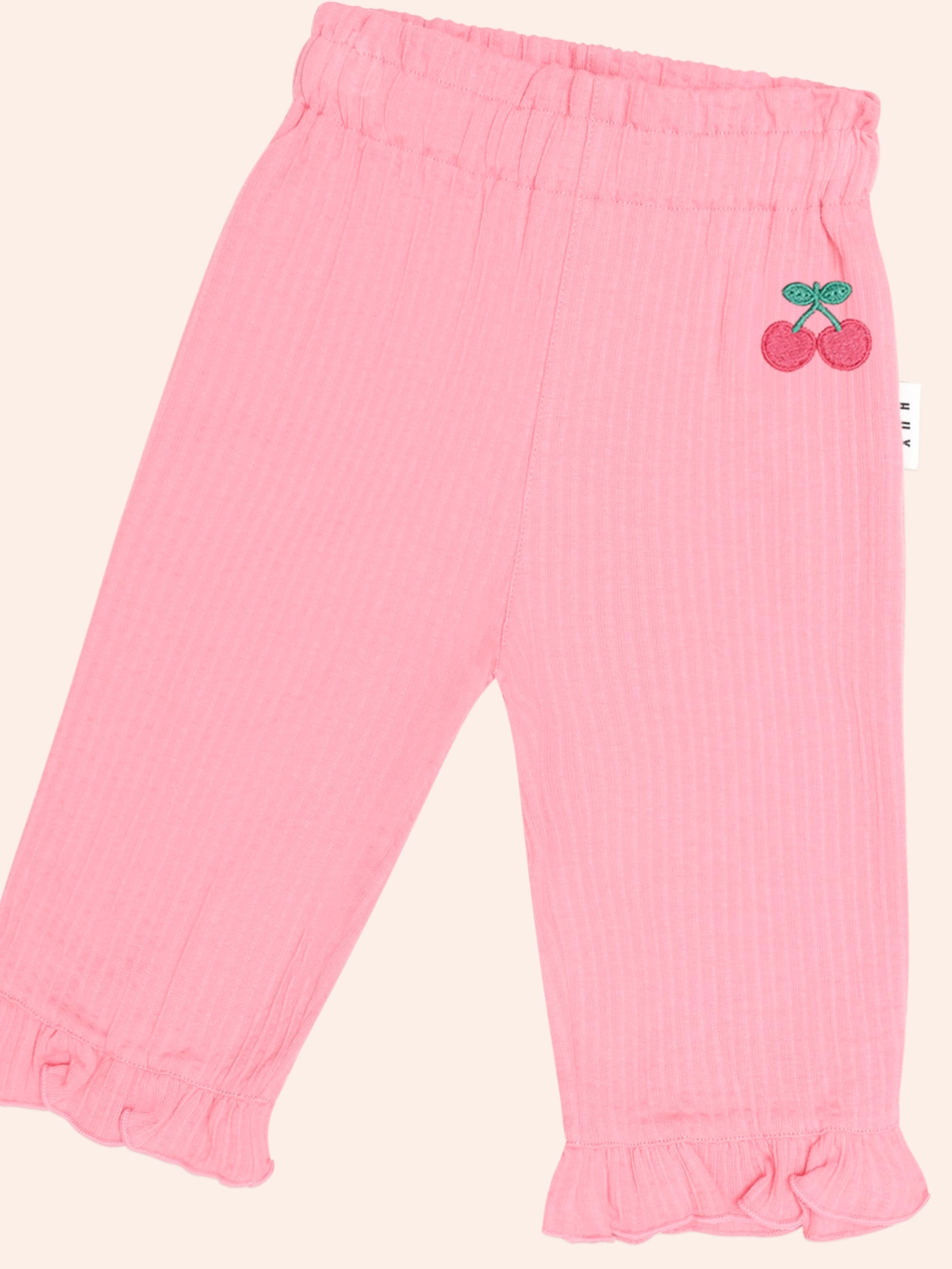Cherry Emb Frill Pant PANT Huxbaby Shopify