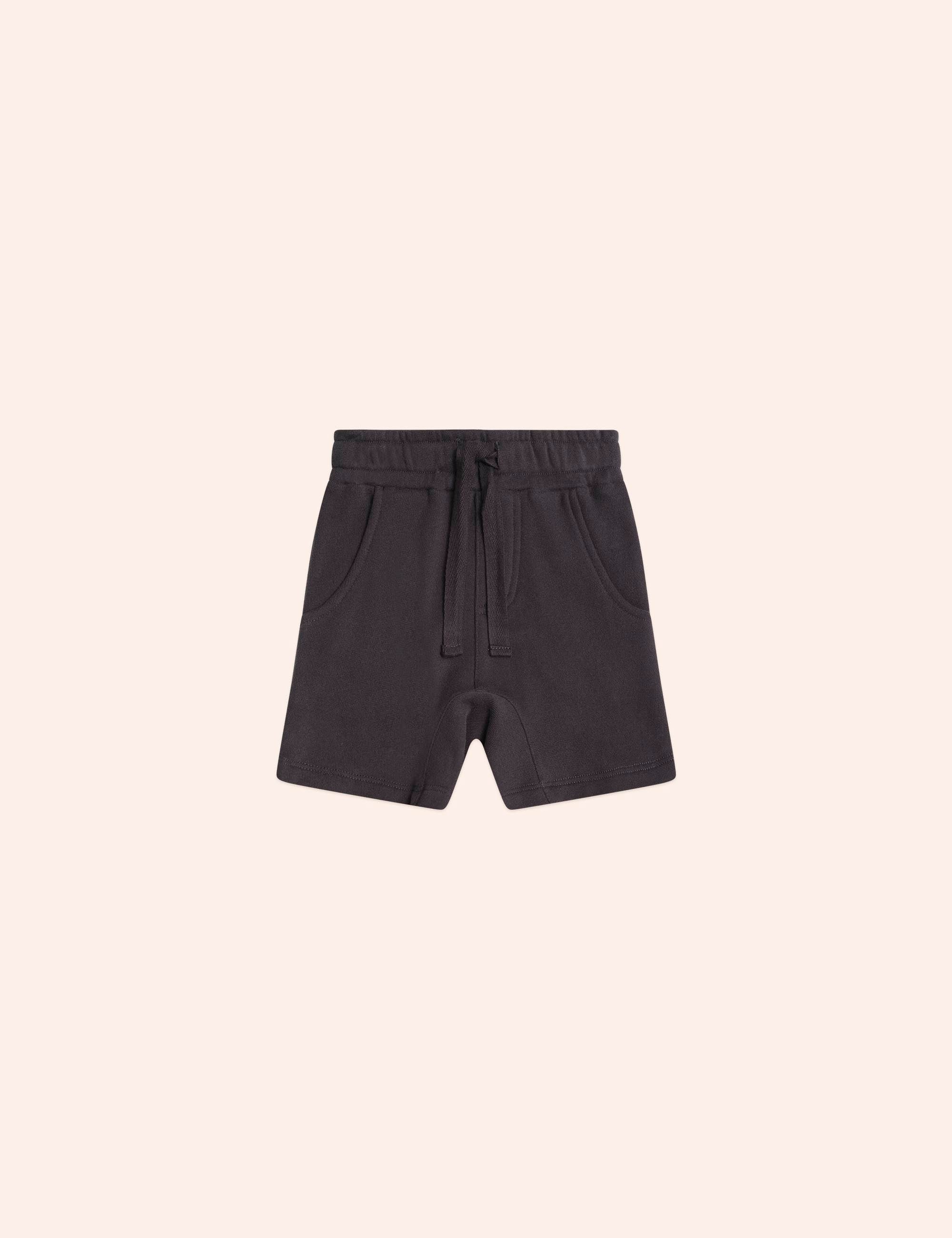 Slouchy Shorts Black SHORT Huxbaby