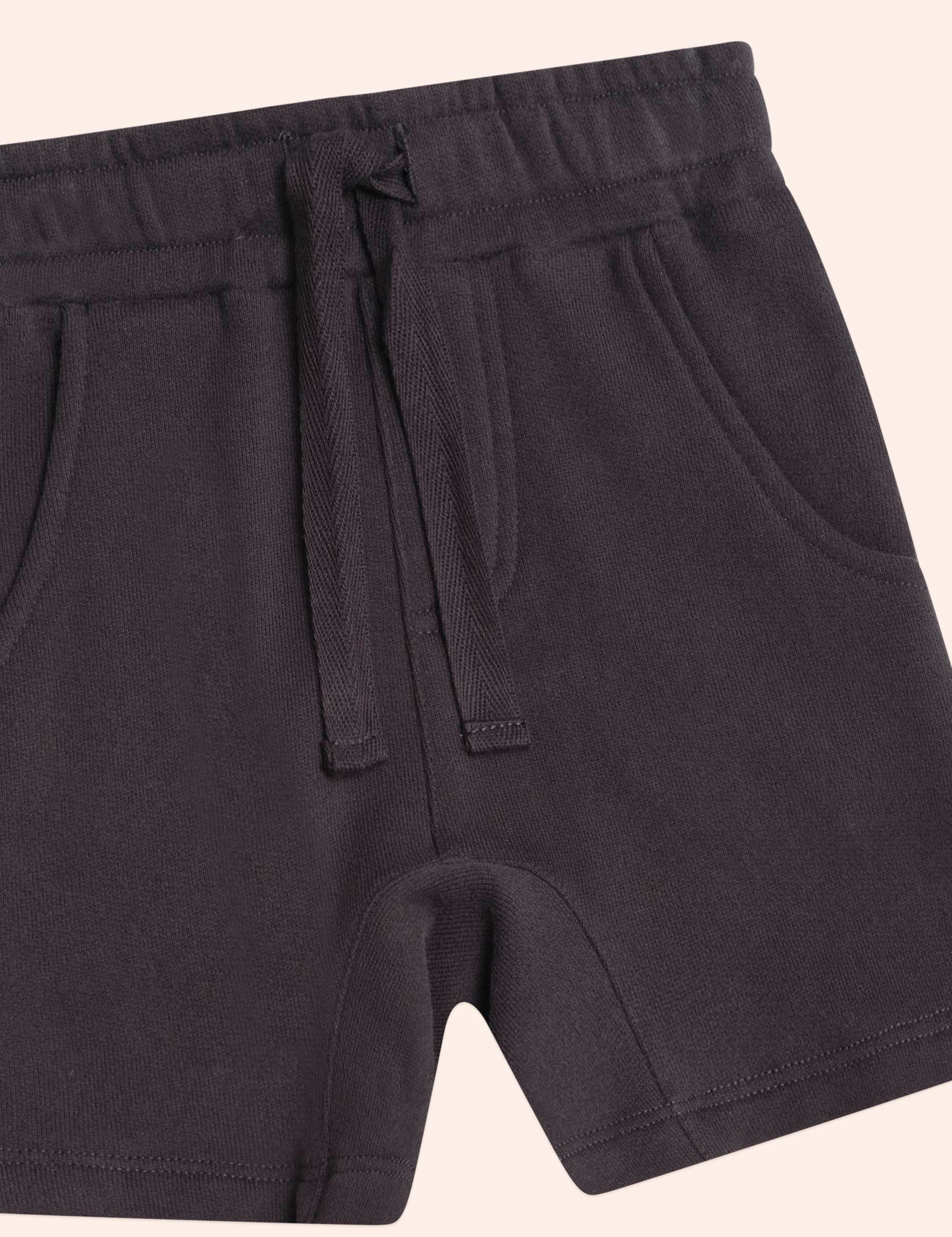 Slouchy Shorts Black SHORT Huxbaby