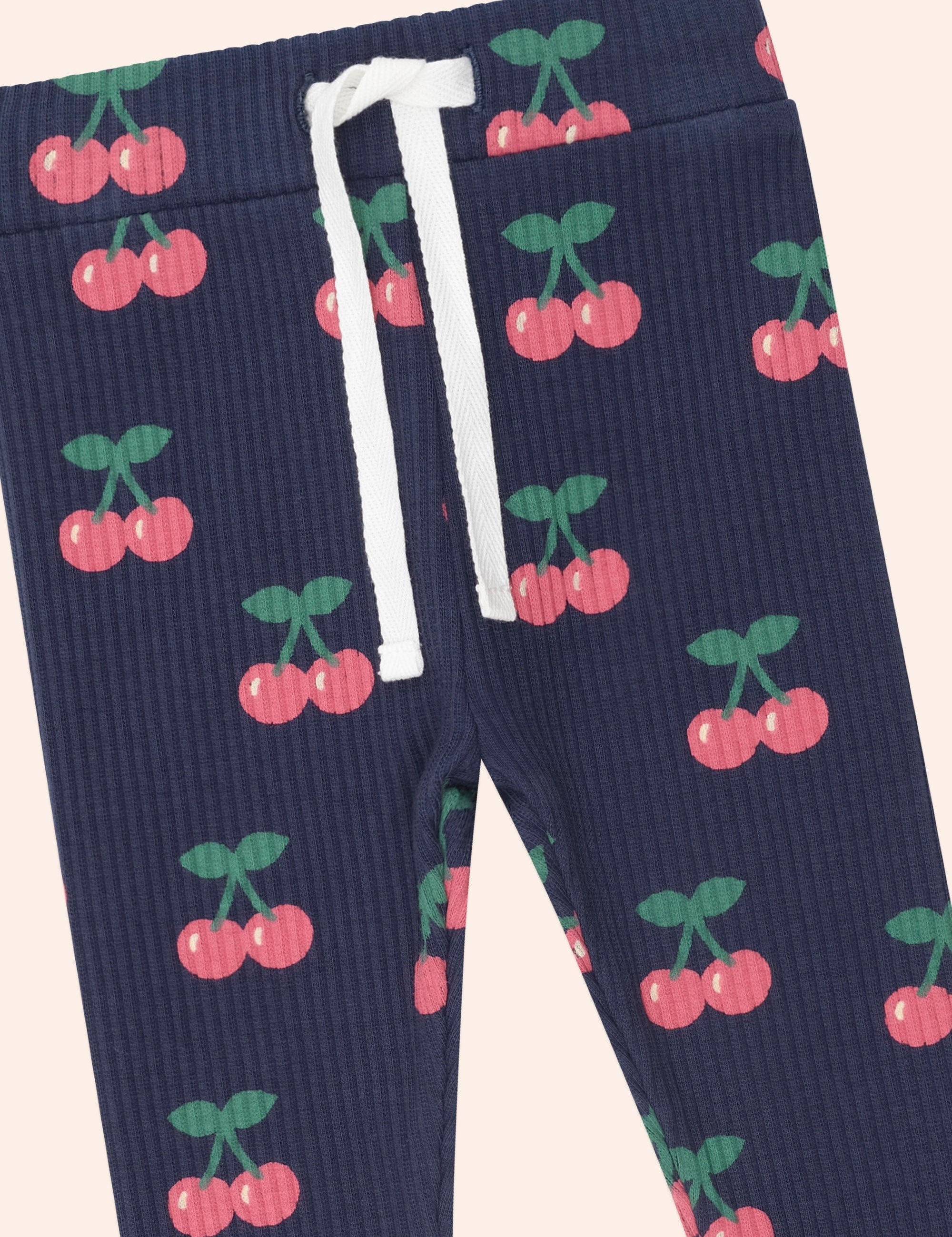 Very Cherry Rib Legging LEGGING Huxbaby