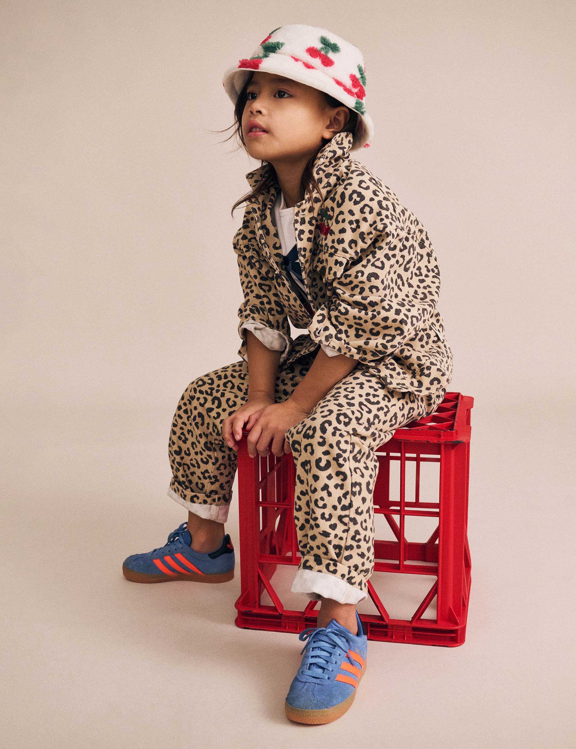 Leopard Print Denim Jeans PANT Huxbaby