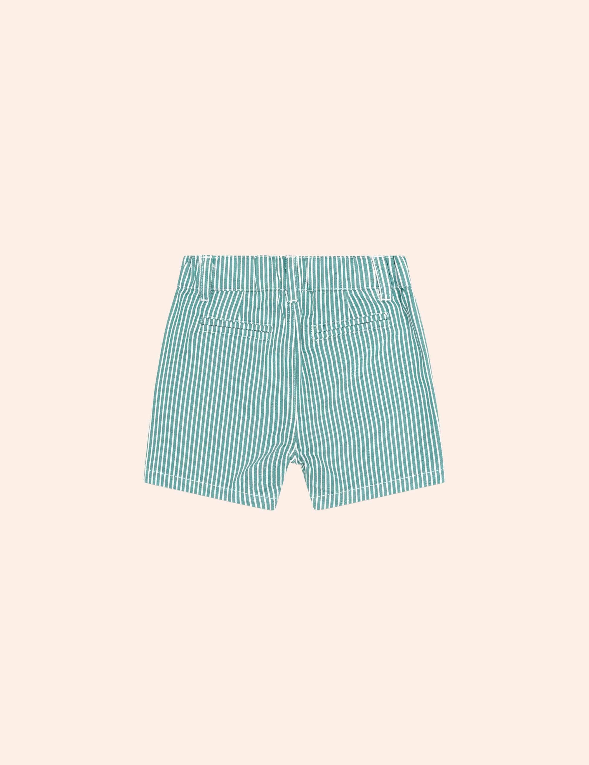 Mistletoe Stripe Short SHORT Huxbaby Shopify