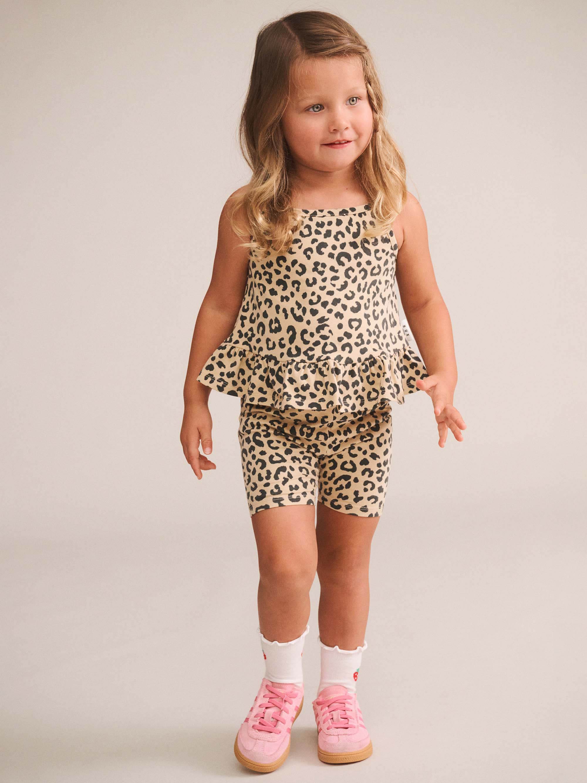 Huxbaby Shopify SHORT Leopard Bike Short