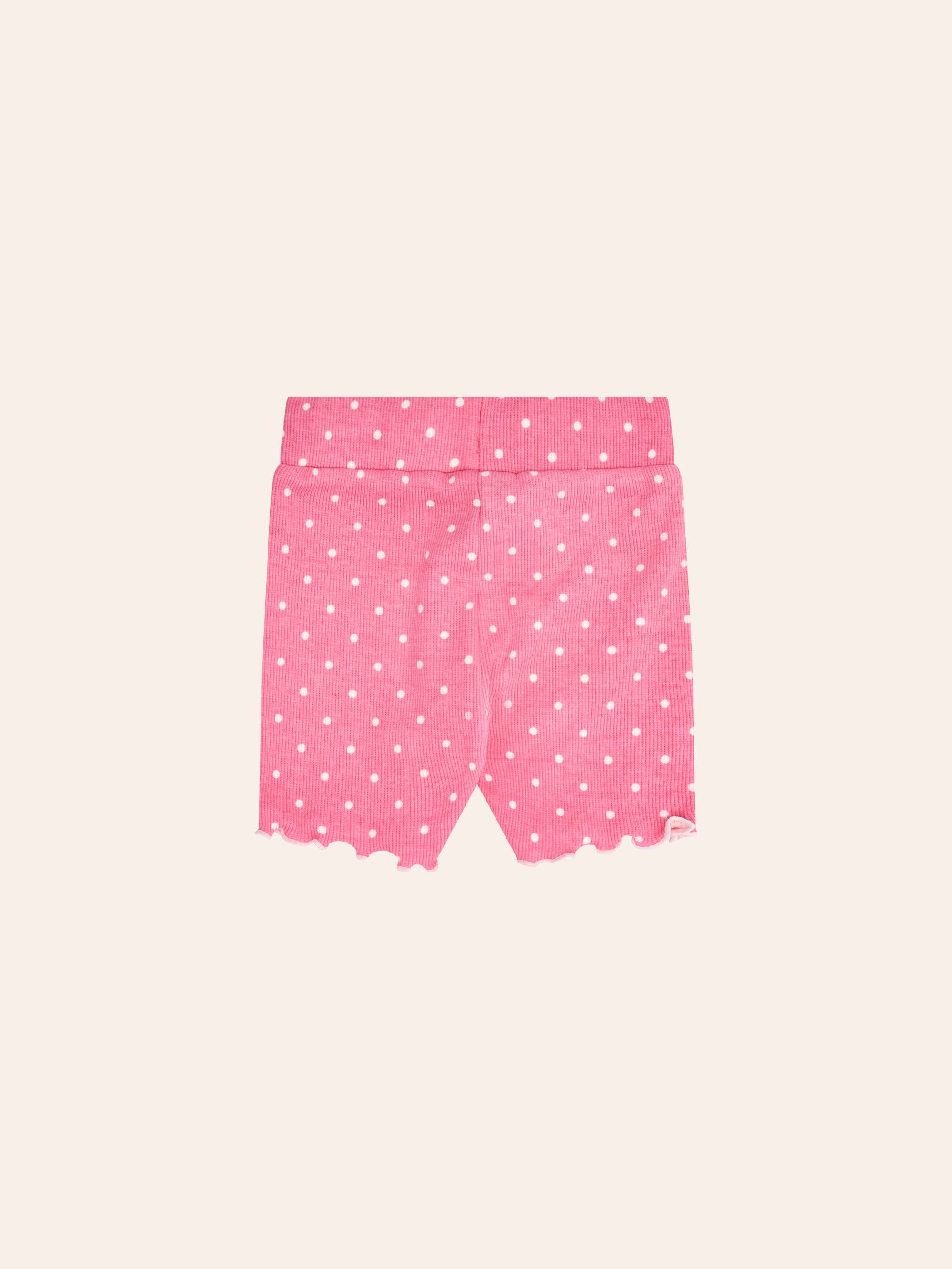 Icing-On-The-Cupcake Polka Dot Rib Bike Short SHORT Huxbaby Shopify