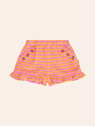 Tropical Fruit Stripe Skort SHORT Huxbaby Shopify