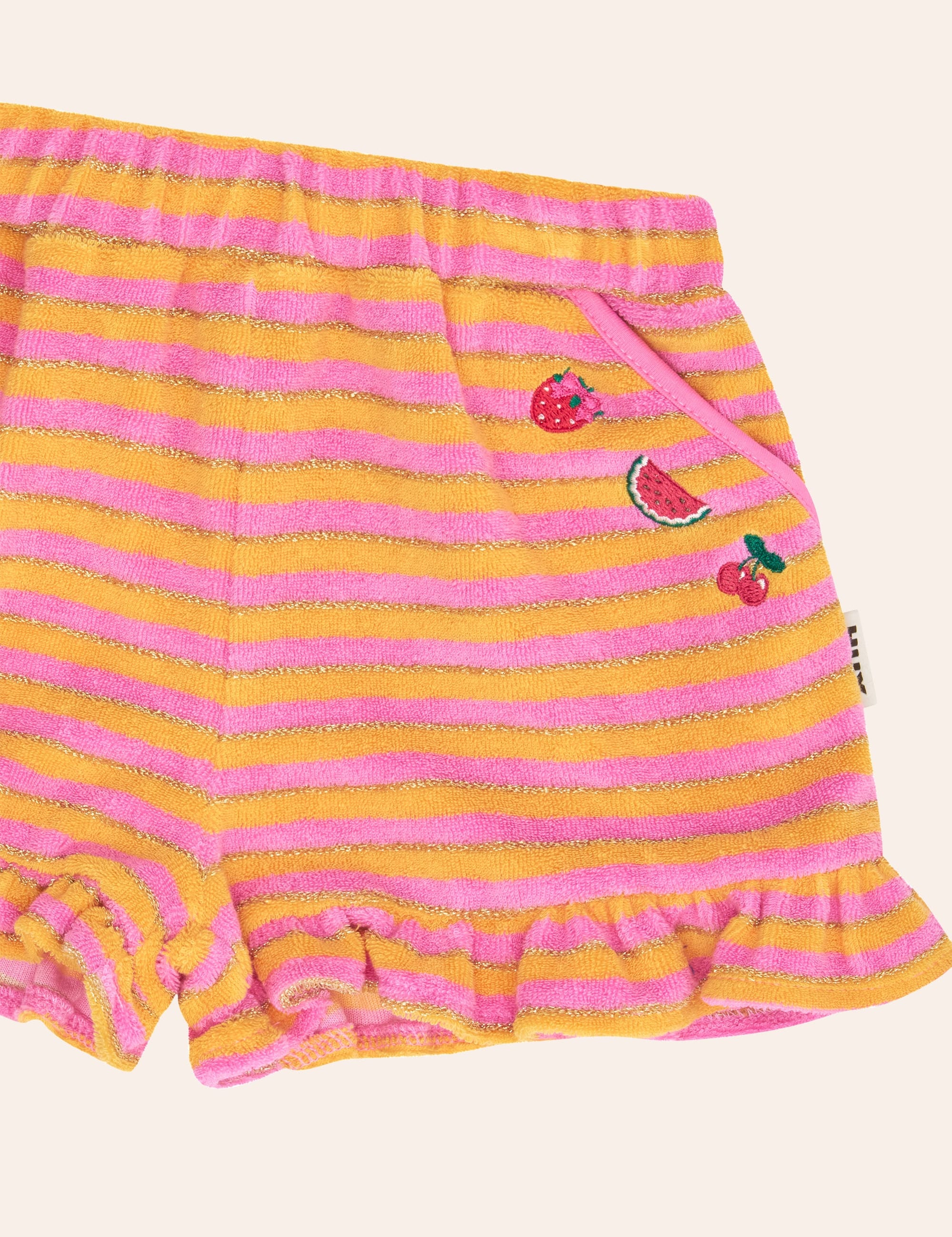 Tropical Fruit Stripe Skort SHORT Huxbaby Shopify