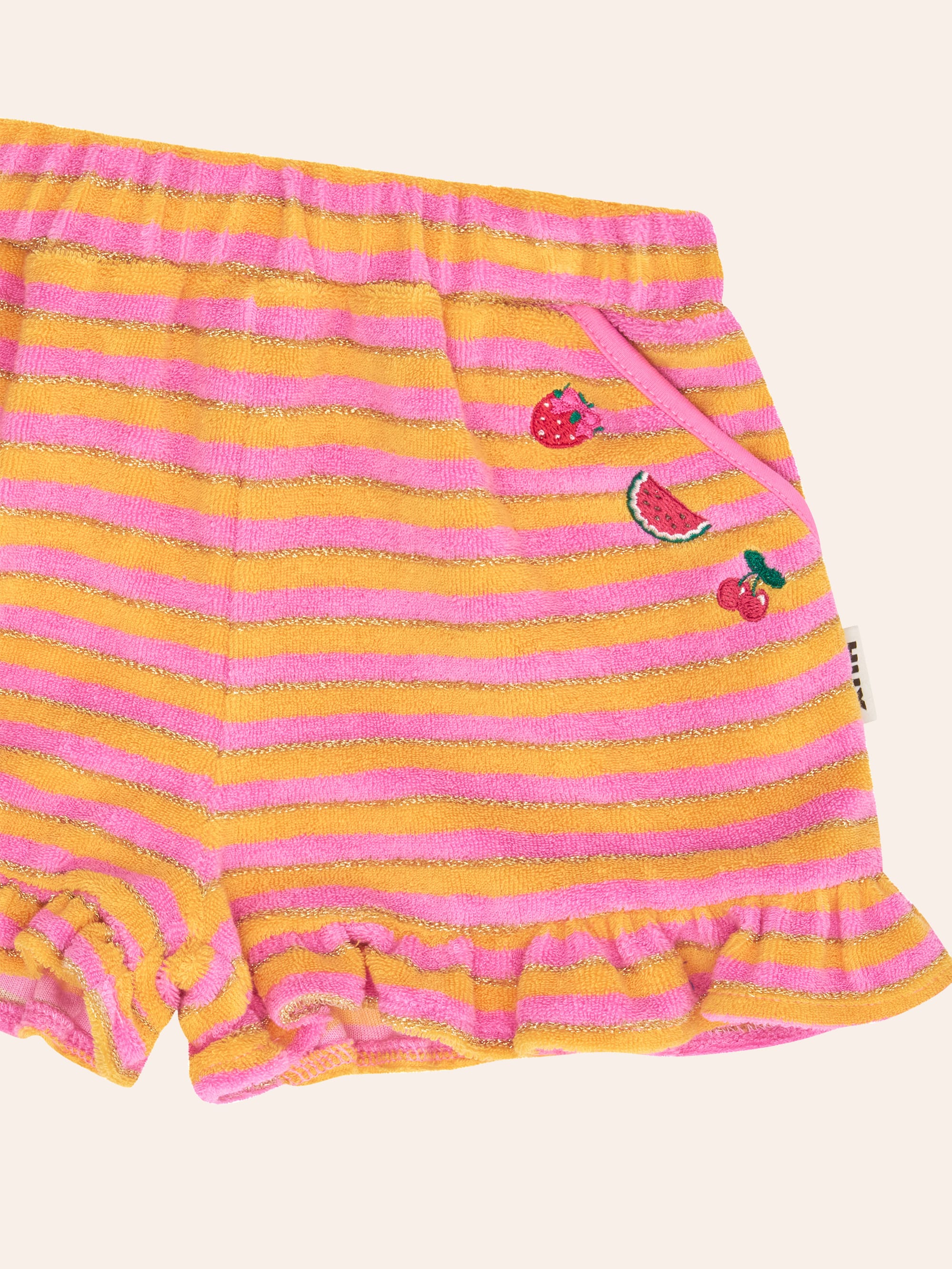 Tropical Fruit Stripe Skort SHORT Huxbaby Shopify