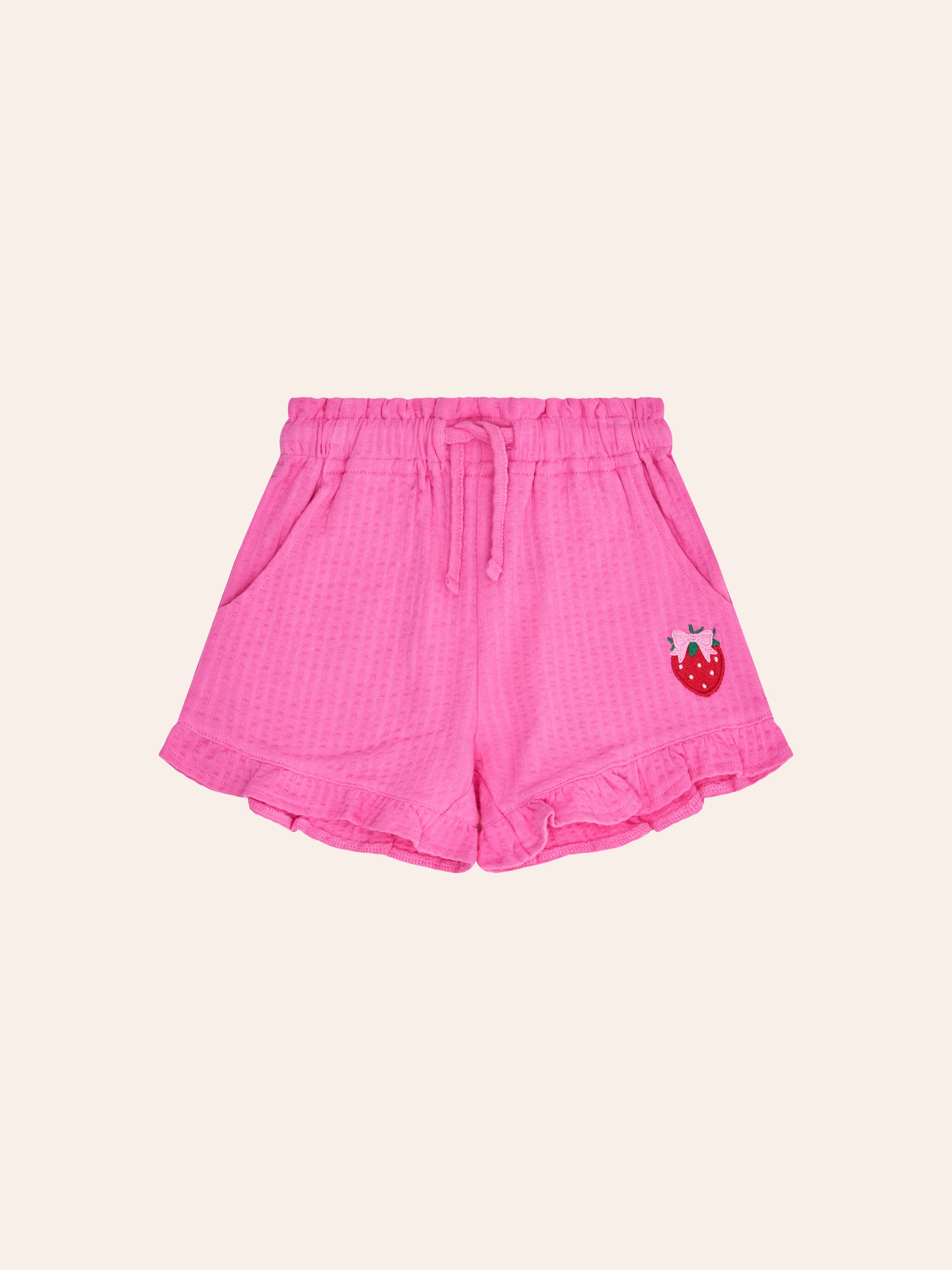 Berry Sweet Seersucker Frill Short SHORT Huxbaby Shopify