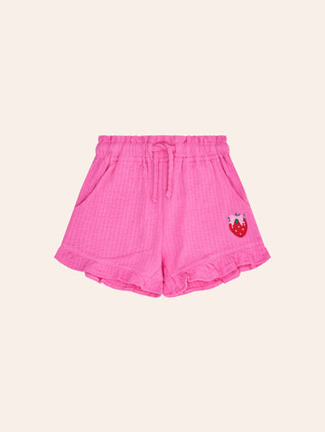 Berry Sweet Seersucker Frill Short SHORT Huxbaby Shopify