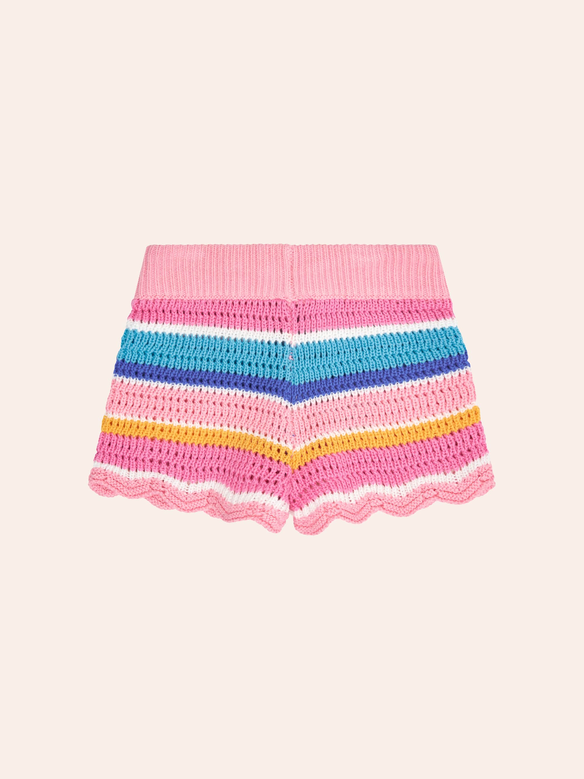 Beach Club Stripe Crochet Short SHORT Huxbaby Shopify