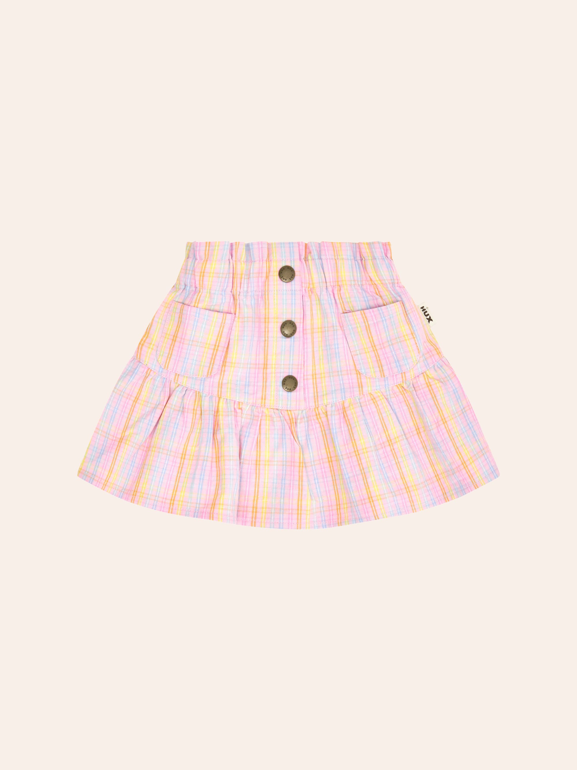 Seaside Rainbow Stripe Skirt SKIRT Huxbaby Shopify