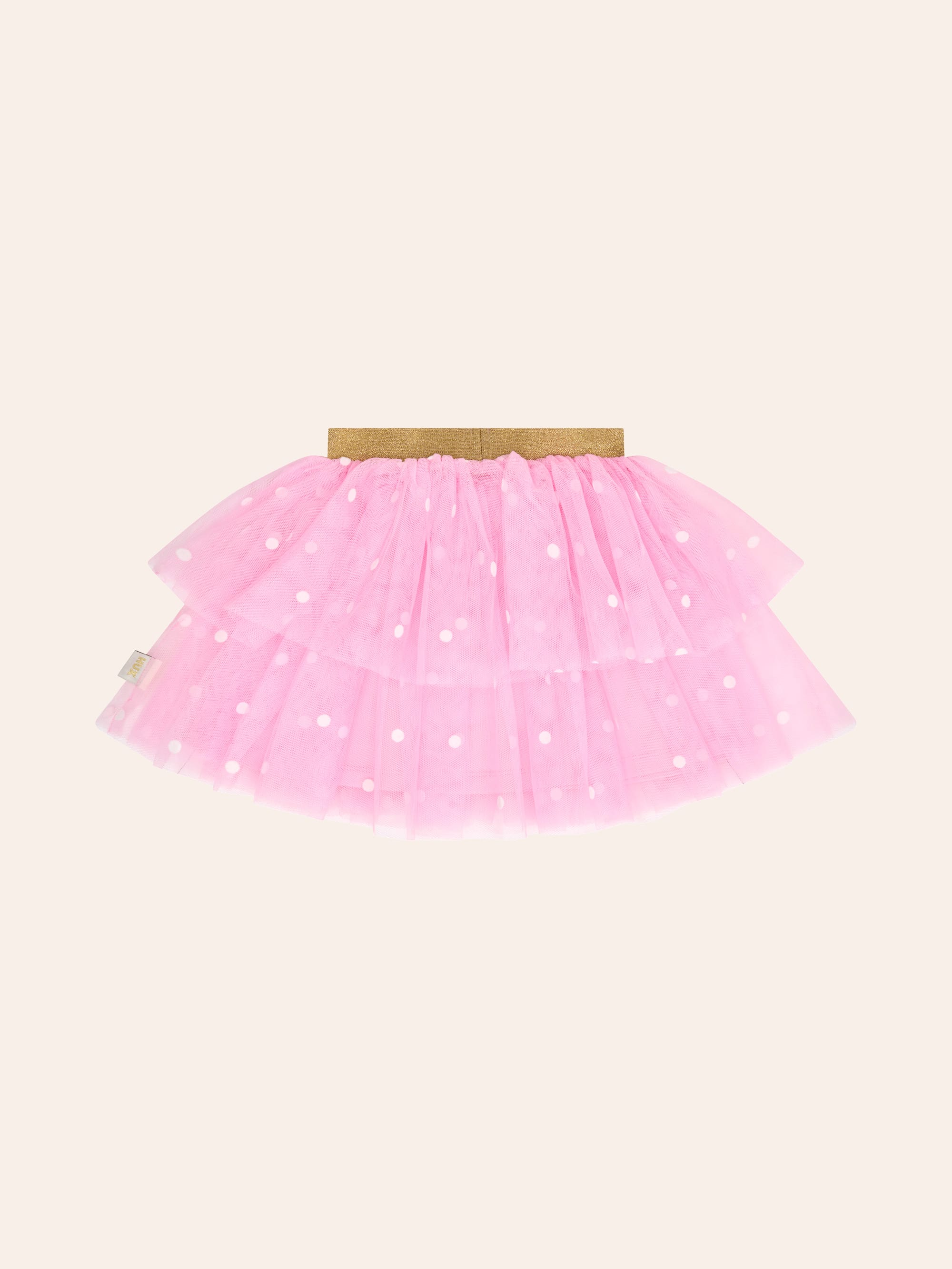 Foil Polka Dot Tiered Tulle Skirt SKIRT Huxbaby Shopify
