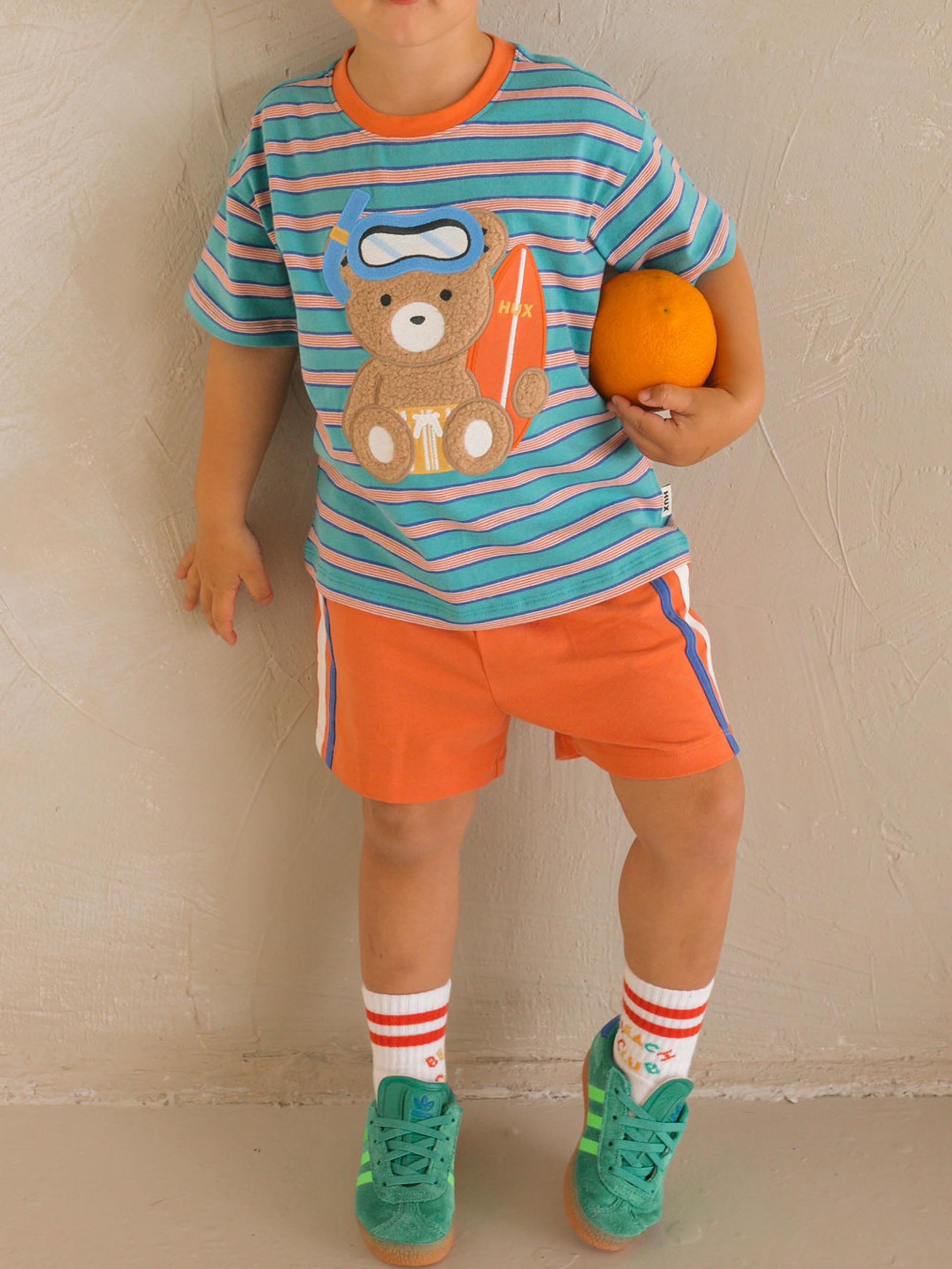 Sunset Slouchy Stripe Short SHORT Huxbaby Shopify