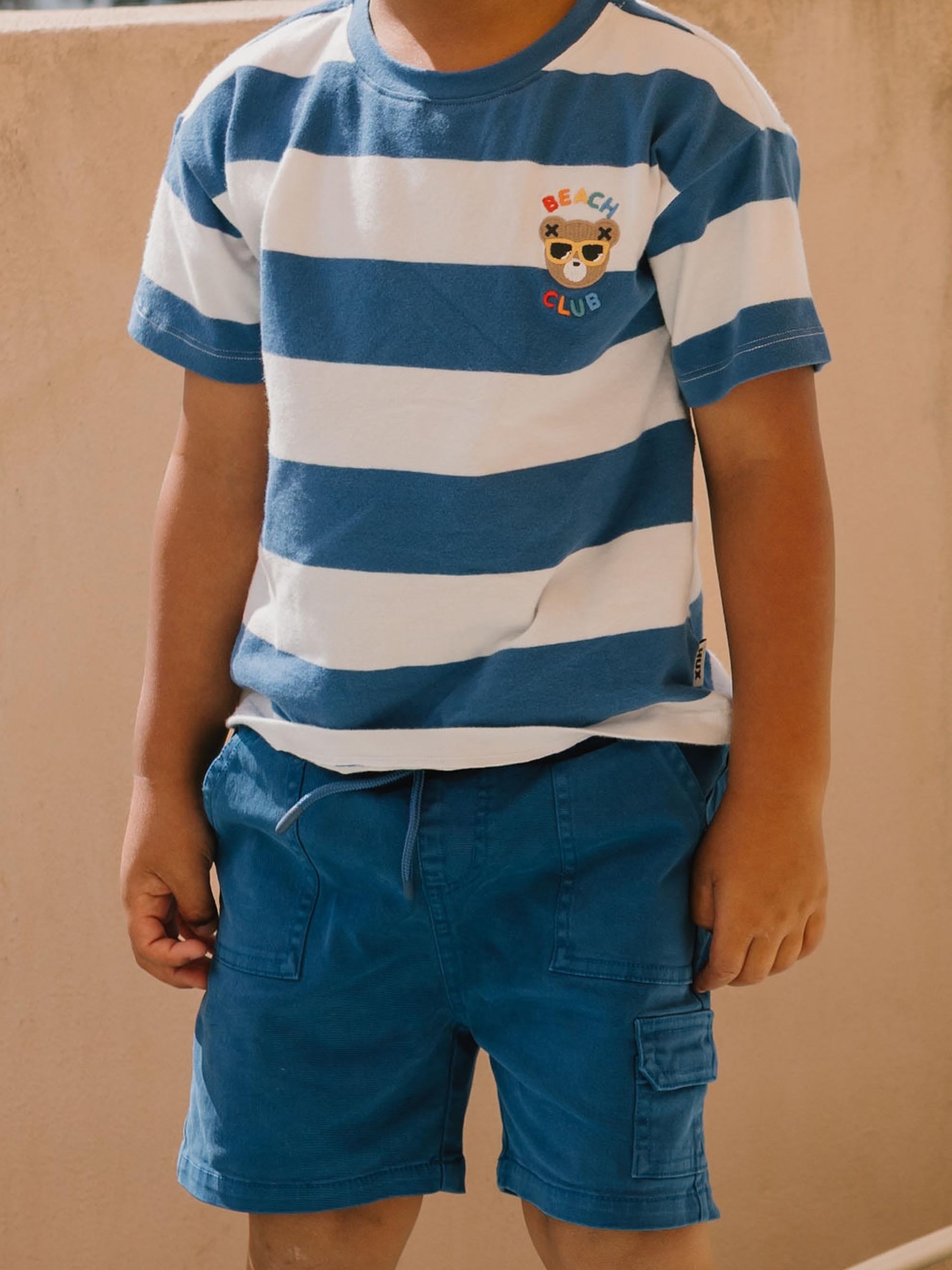 Hux Garment Dye Cargo Short SHORT Huxbaby Shopify