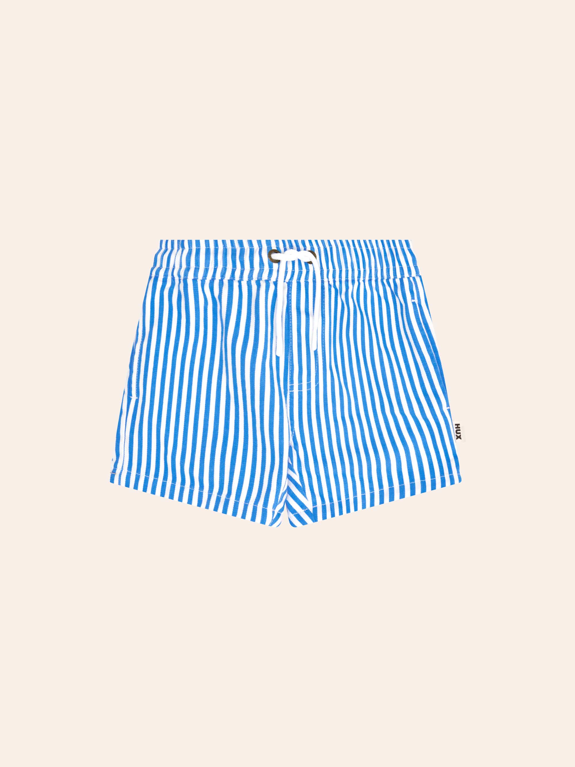 Aqua Beach Stripe Short SHORT Huxbaby Shopify