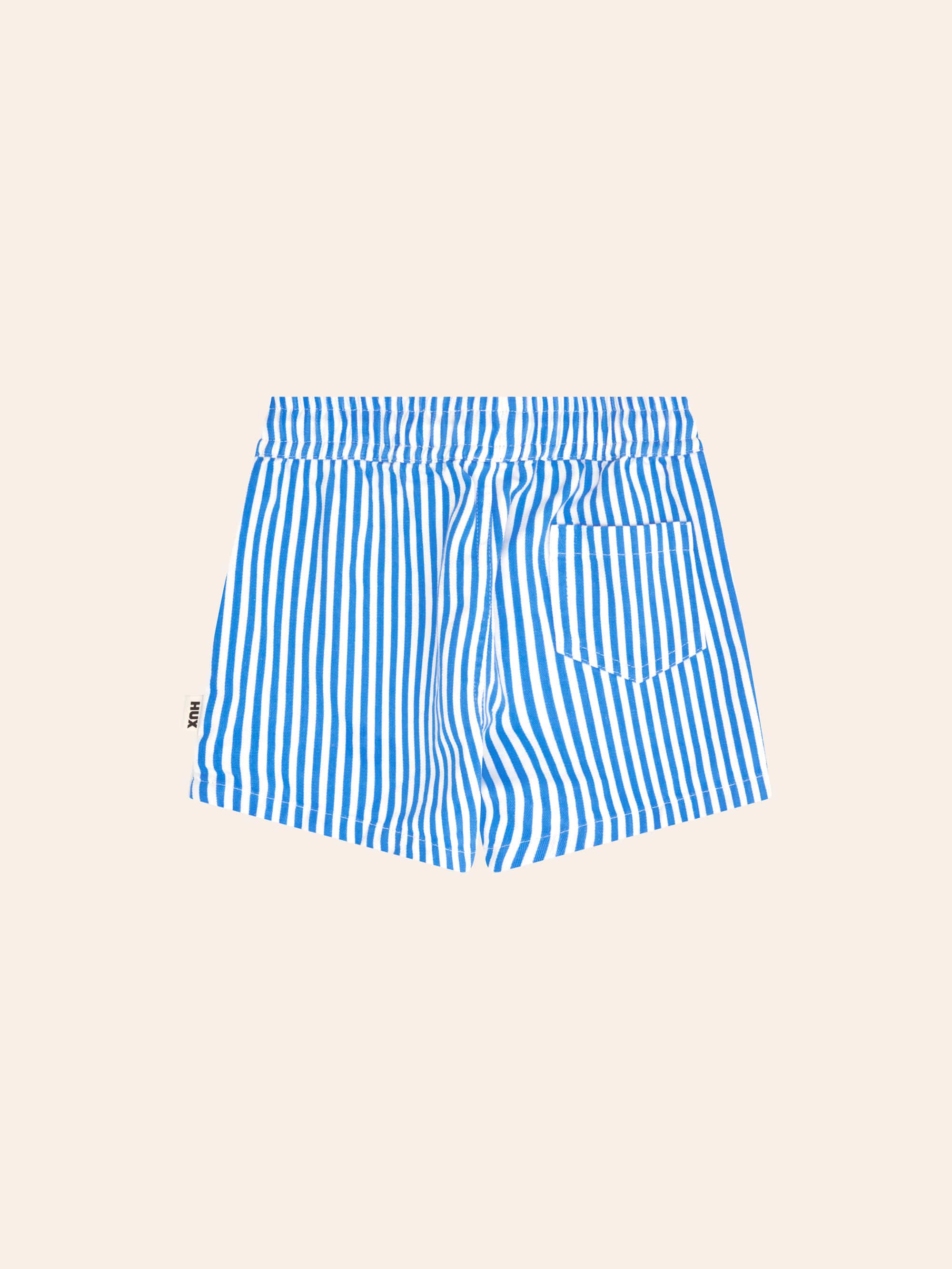 Aqua Beach Stripe Short SHORT Huxbaby Shopify