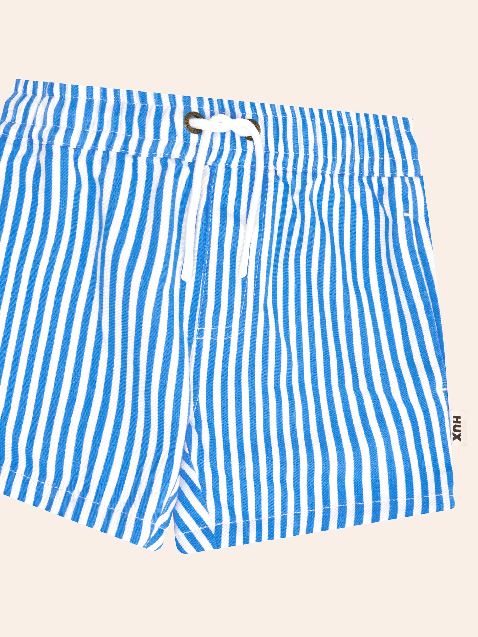 Aqua Beach Stripe Short SHORT Huxbaby Shopify