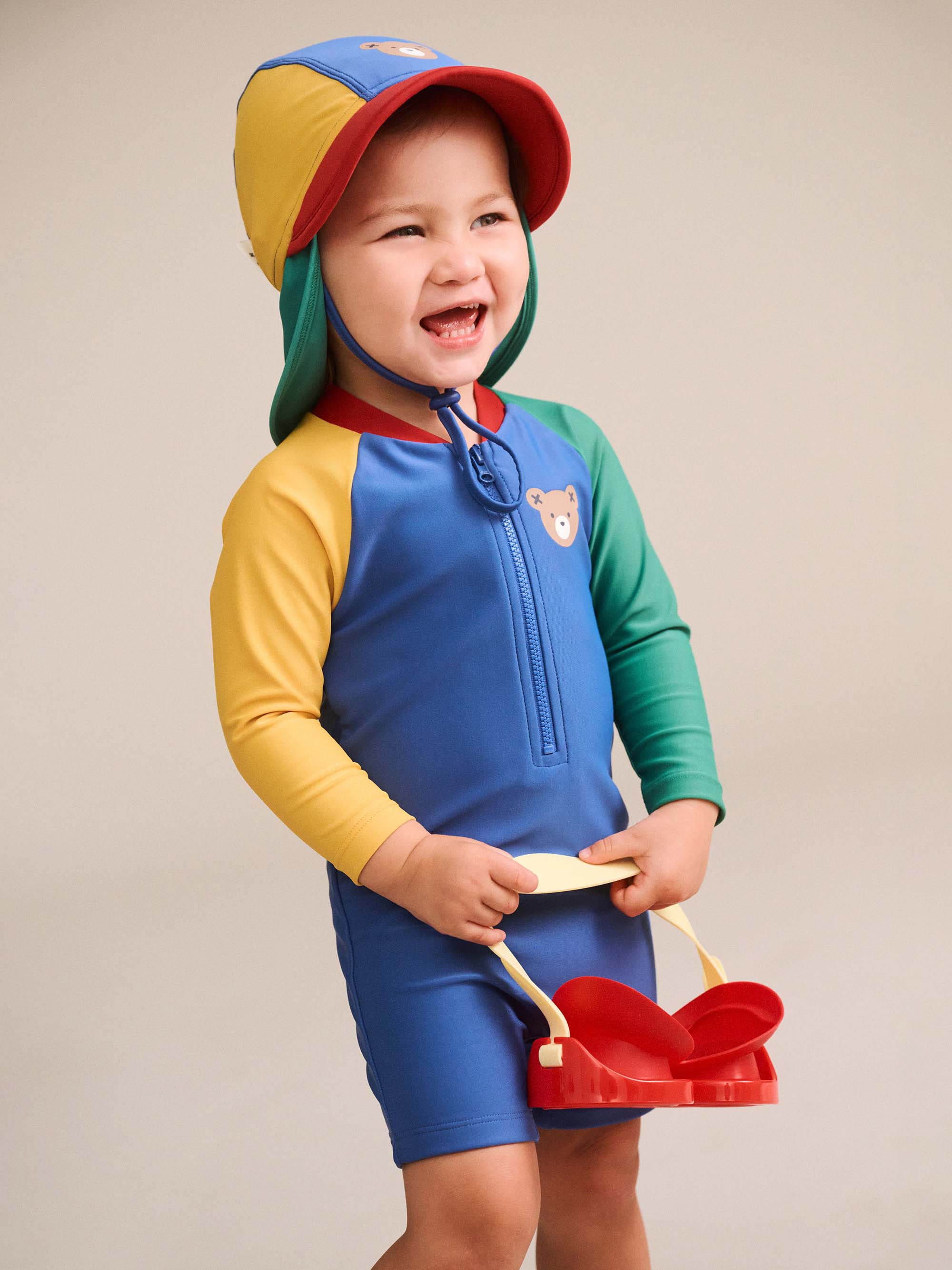 Hux Colour Block Legionnaries Hat SWIMWEAR Huxbaby Shopify