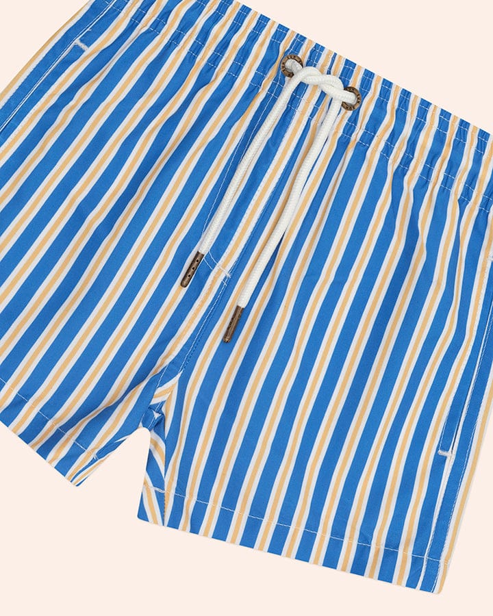 Collegiate Stripe Boardshort SHORT Huxbaby
