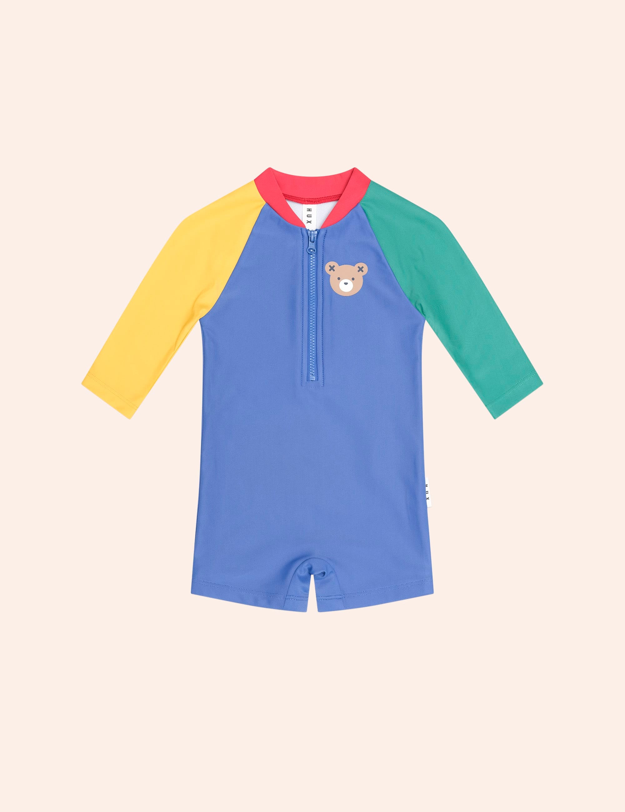 Huxbear Colour Block Rashsuit SWIMWEAR Huxbaby Shopify