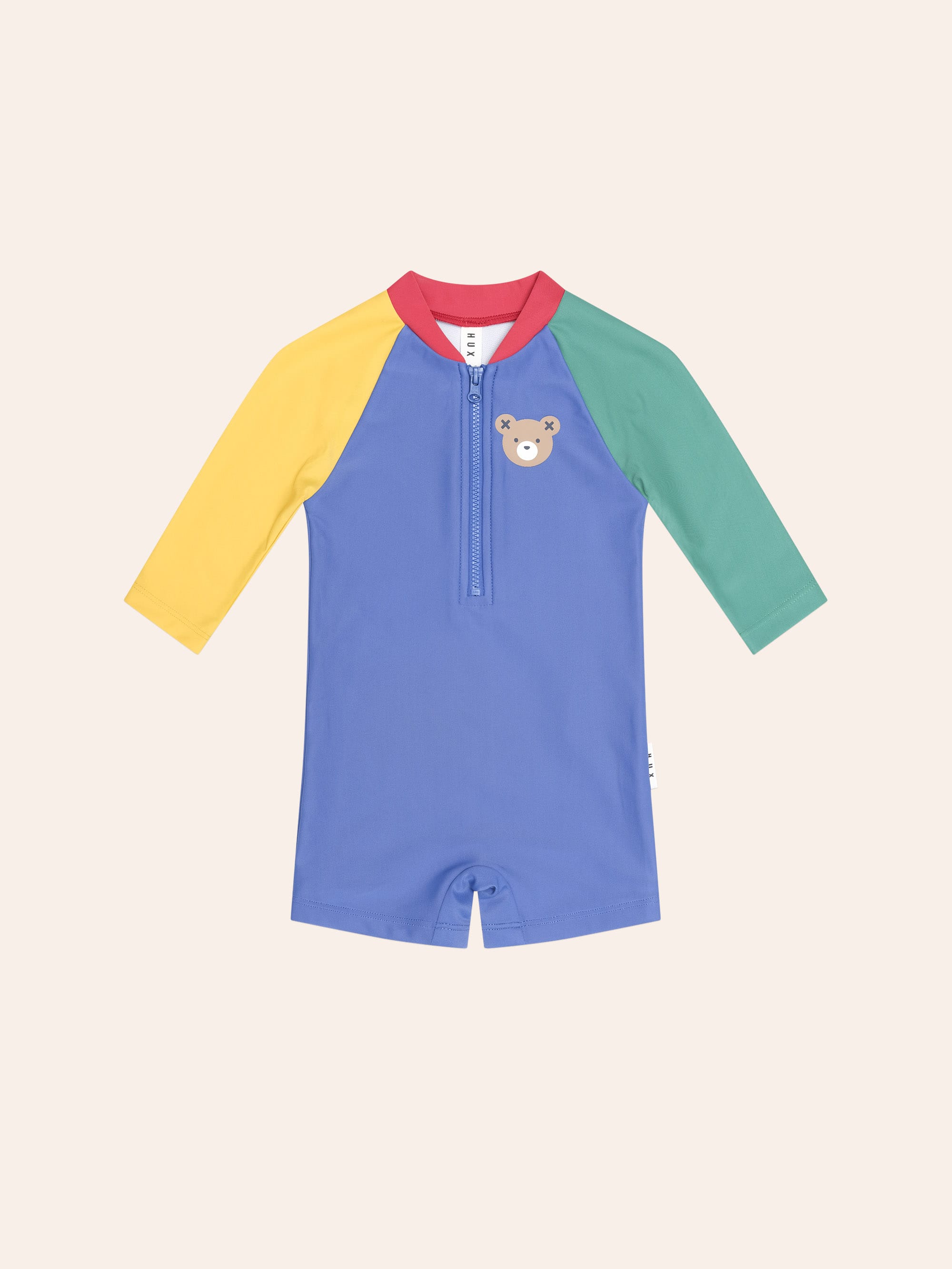 Huxbear Colour Block Rashsuit SWIMWEAR Huxbaby Shopify