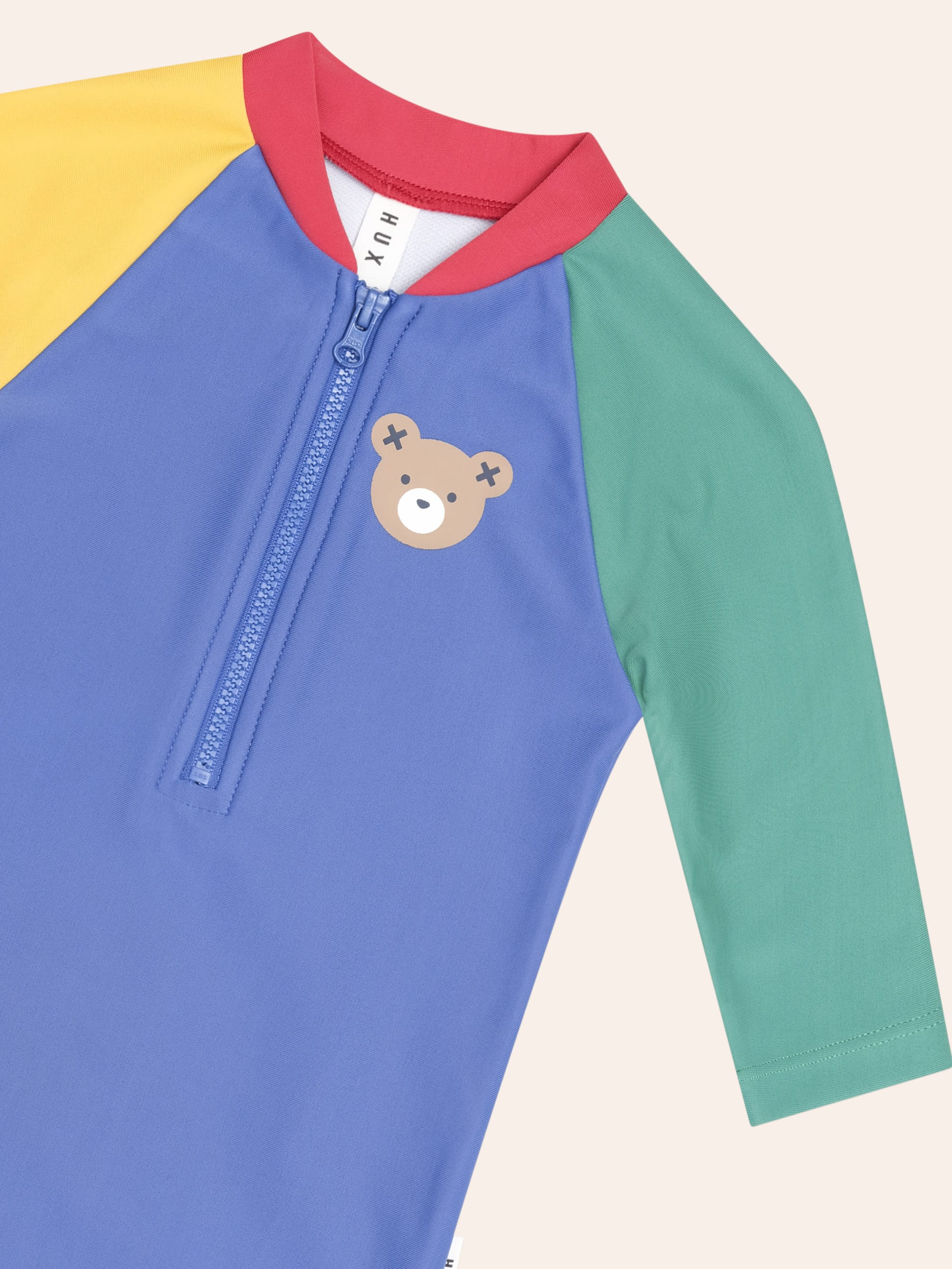 Huxbear Colour Block Rashsuit SWIMWEAR Huxbaby Shopify