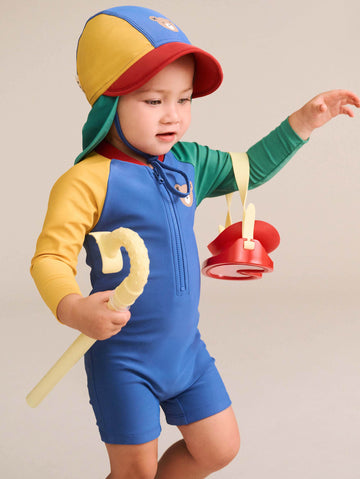 Huxbear Colour Block Rashsuit SWIMWEAR Huxbaby Shopify