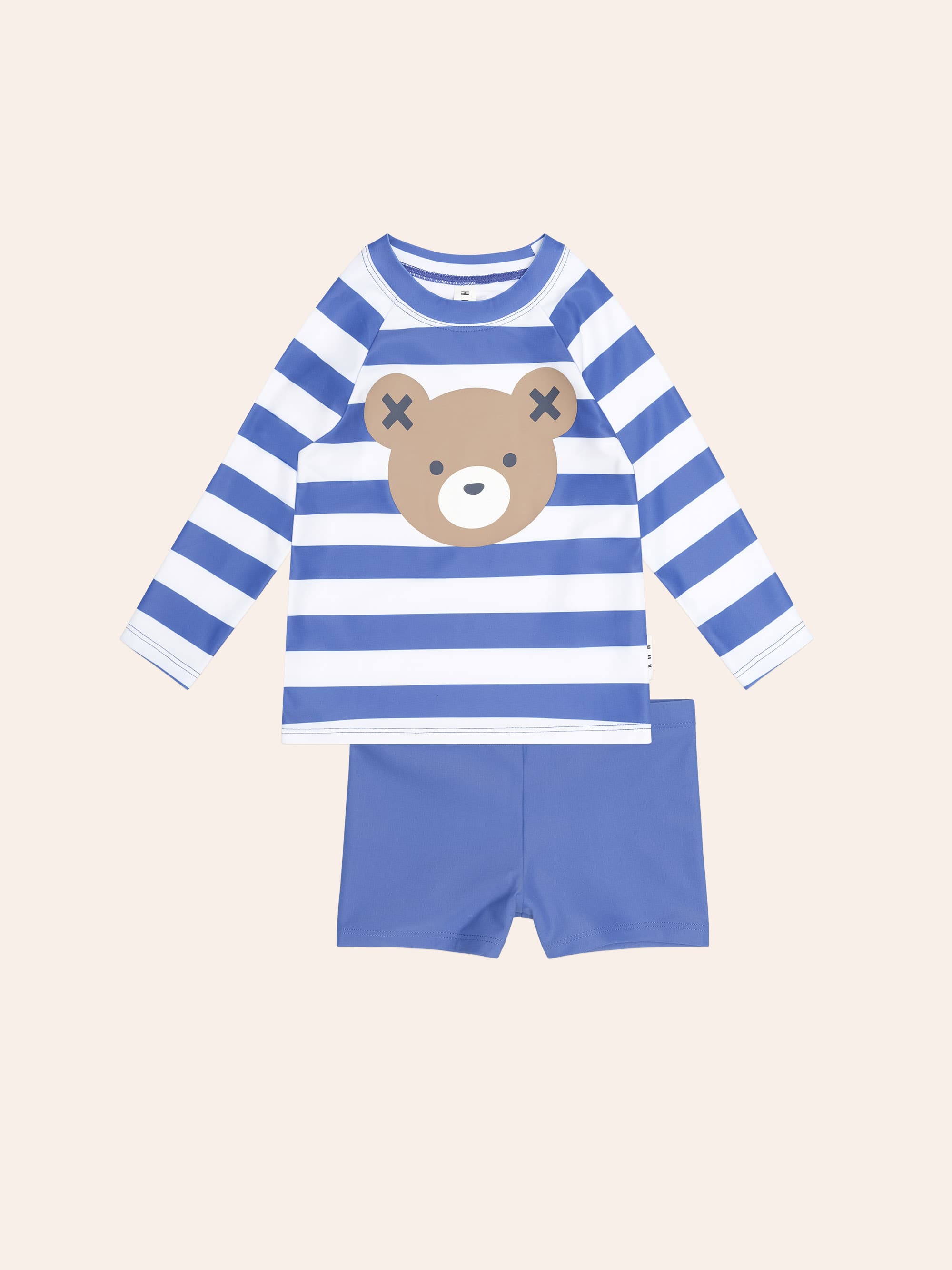 Stripe Huxbear 2Pc Swim Set SWIMWEAR Huxbaby Shopify