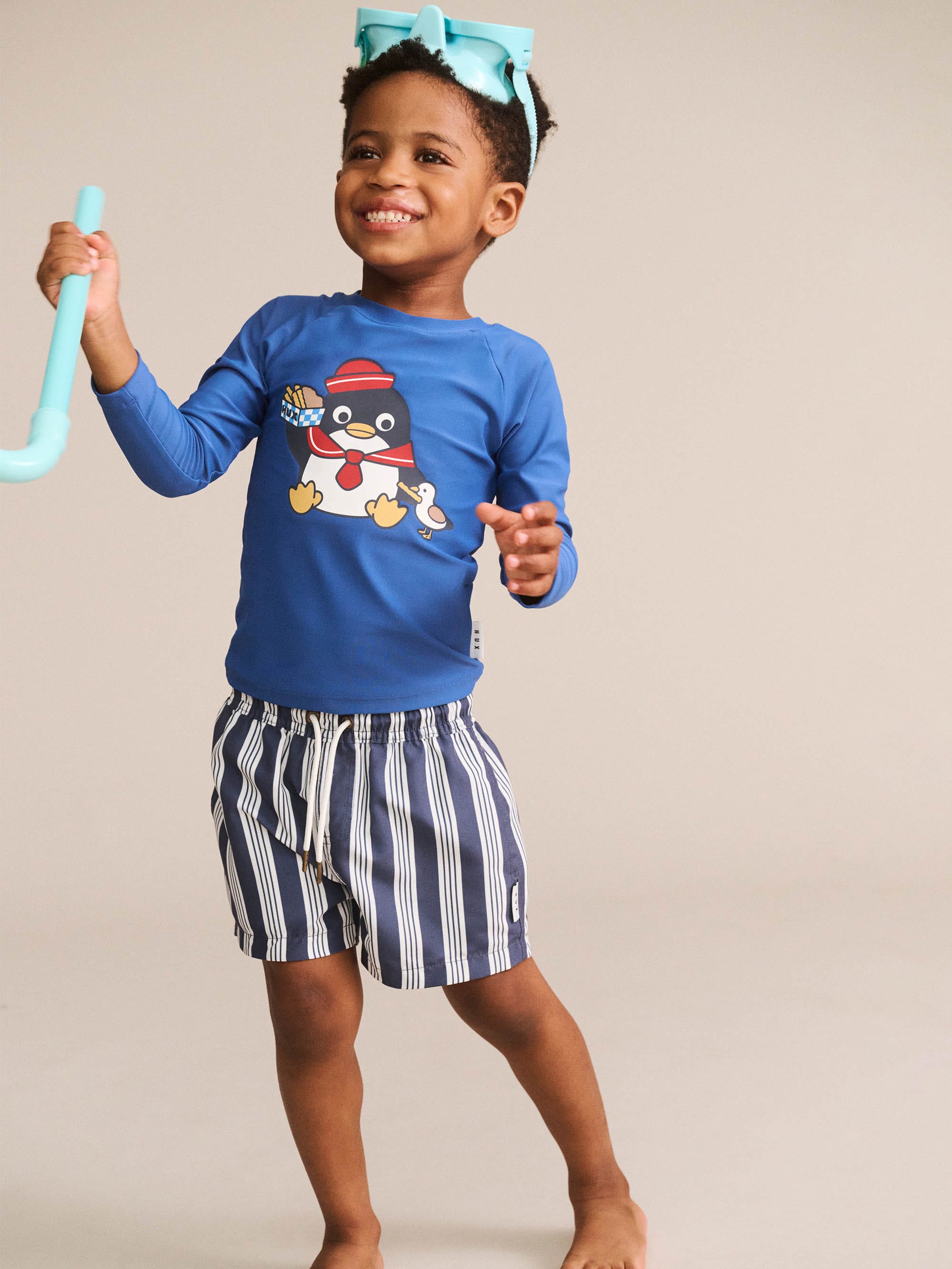 Percy Seaside Rashie SWIMWEAR Huxbaby Shopify