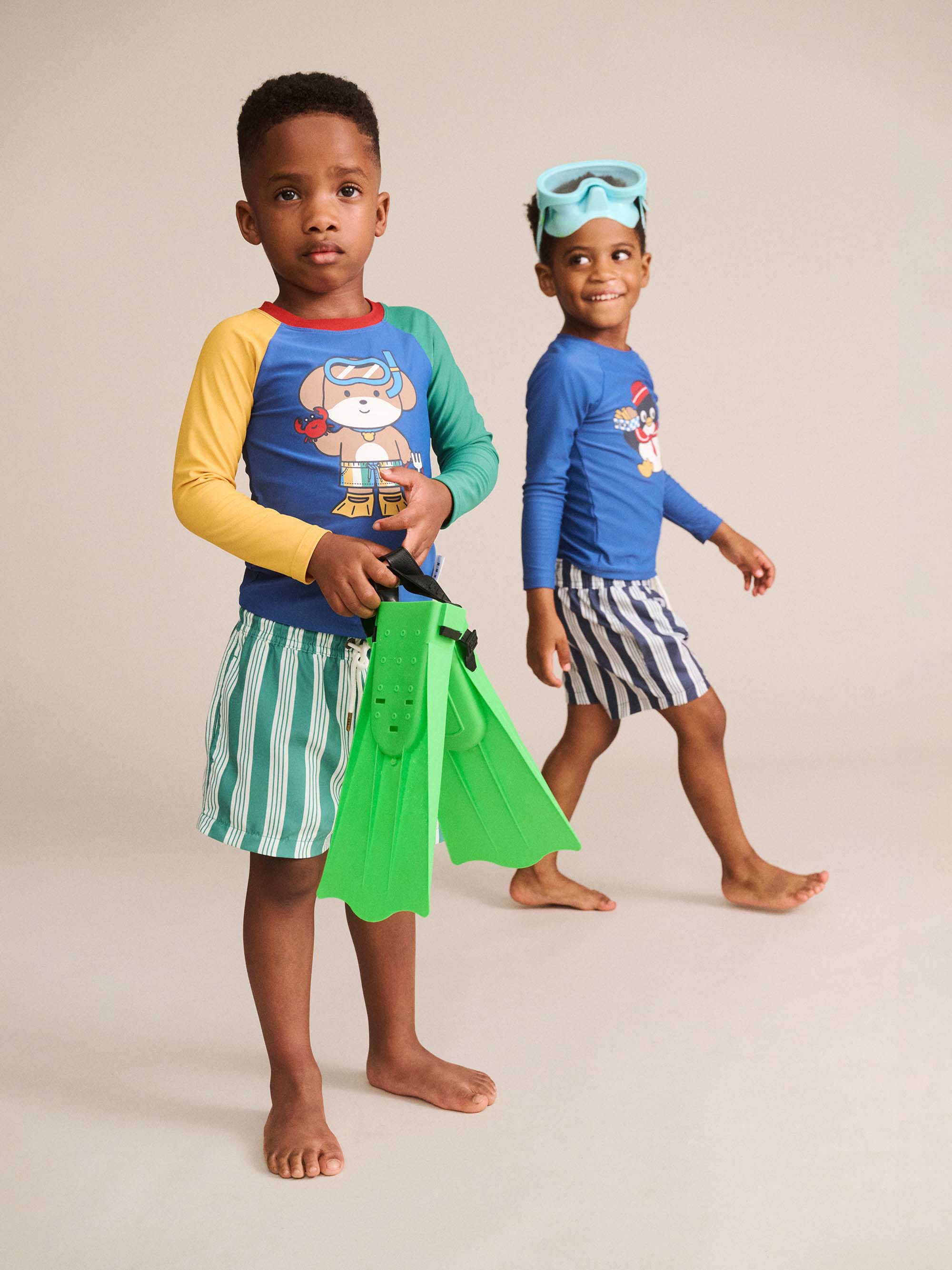 Percy Seaside Rashie SWIMWEAR Huxbaby Shopify