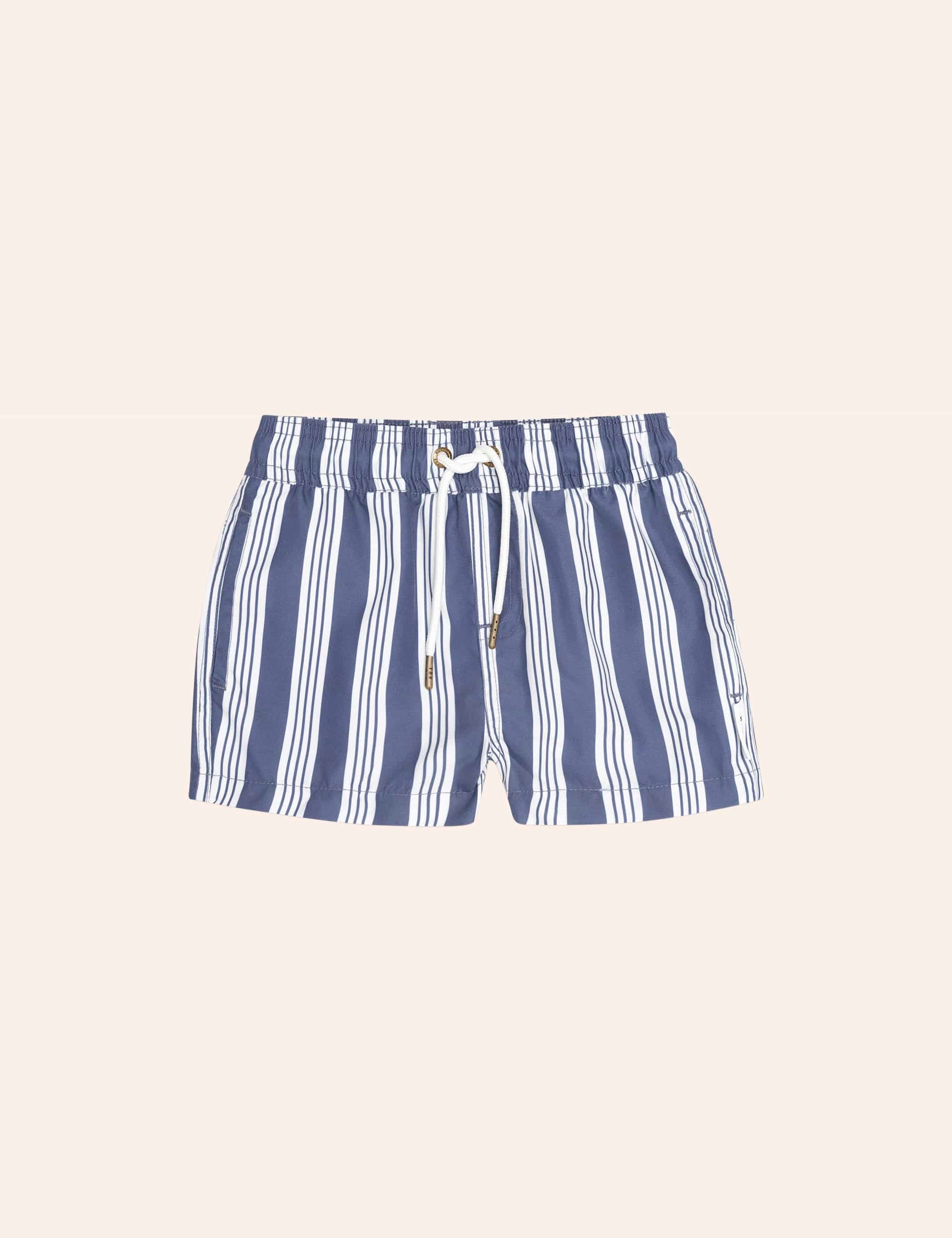 Ink Stripe Boardshort SWIMWEAR Huxbaby Shopify