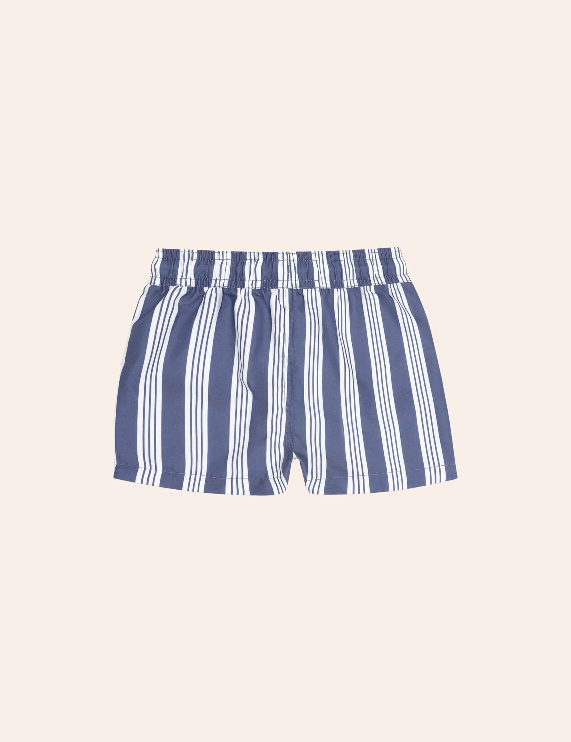 Ink Stripe Boardshort SWIMWEAR Huxbaby Shopify
