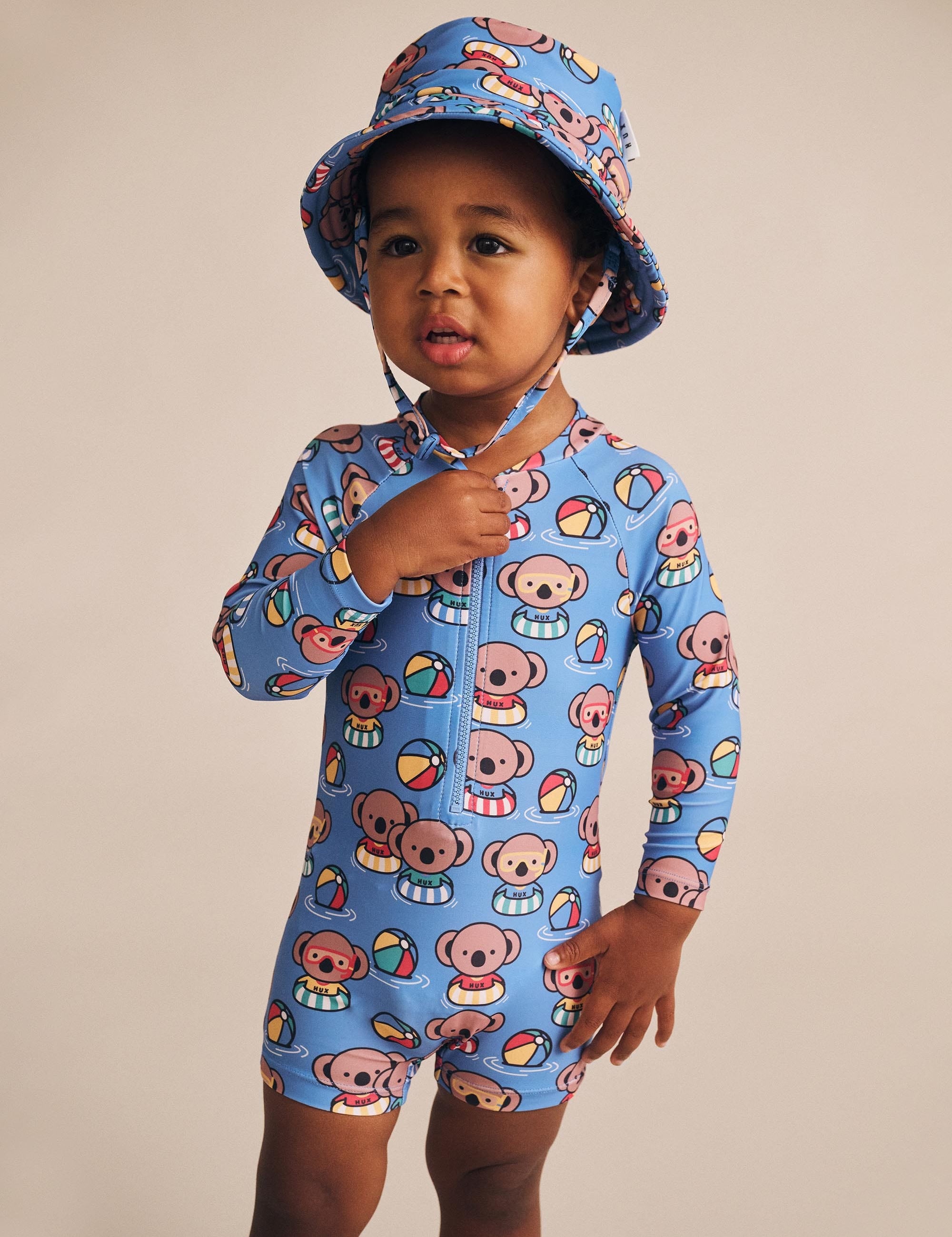 Kel Koala Swim Hat ACCESSORIES Huxbaby