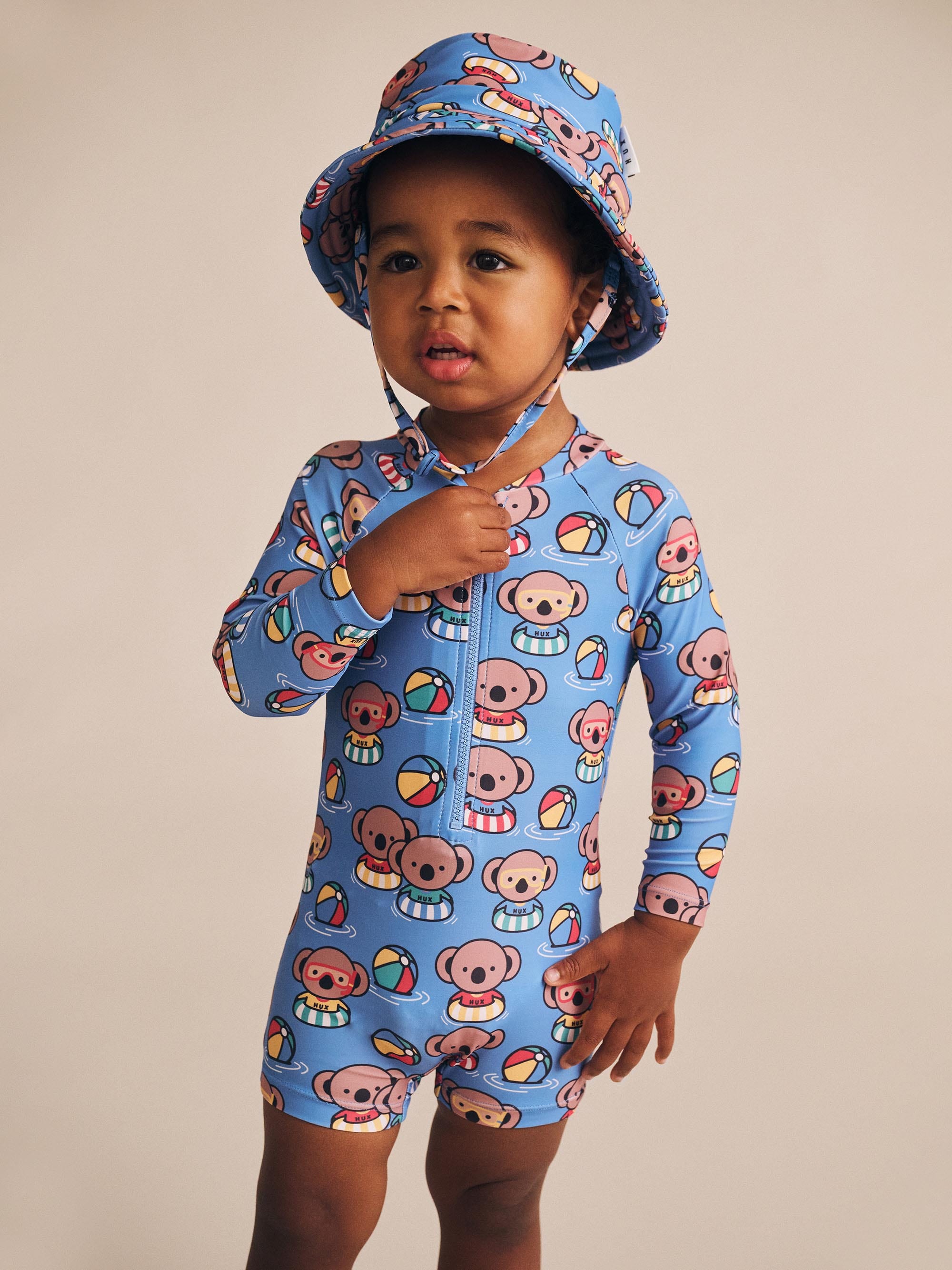 Kel Koala Swim Hat ACCESSORIES Huxbaby