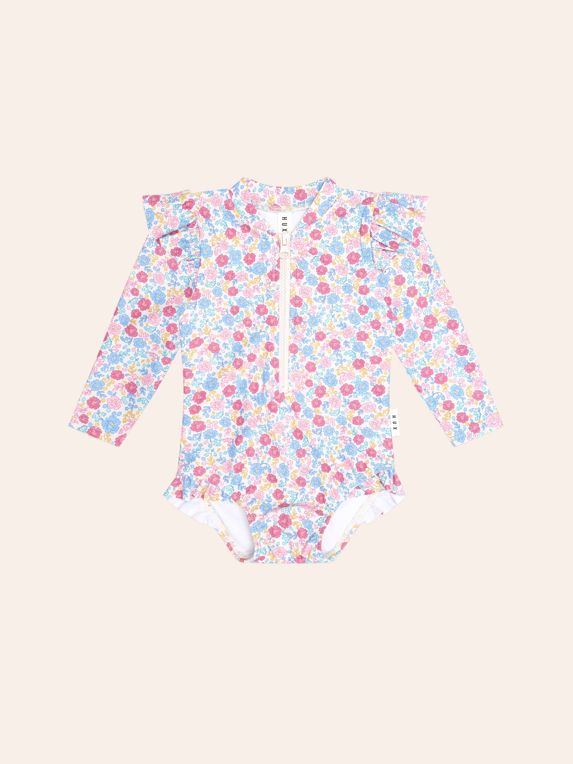 Huxbaby Shopify SWIMWEAR Vintage Floral Swimsuit