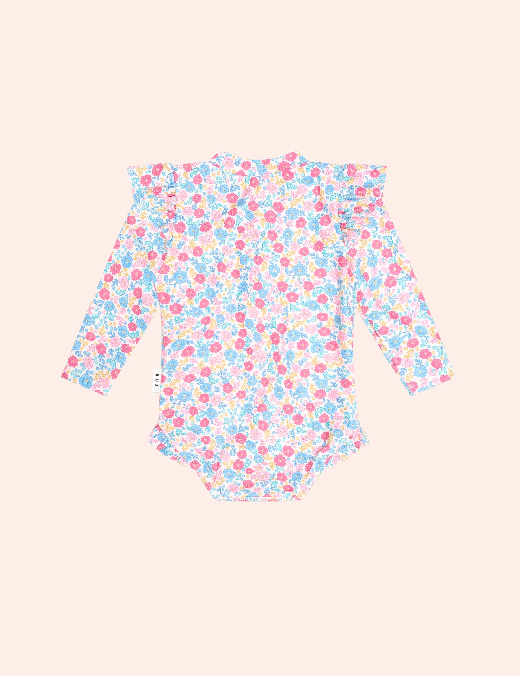 Vintage Floral Swimsuit SWIMWEAR Huxbaby Shopify