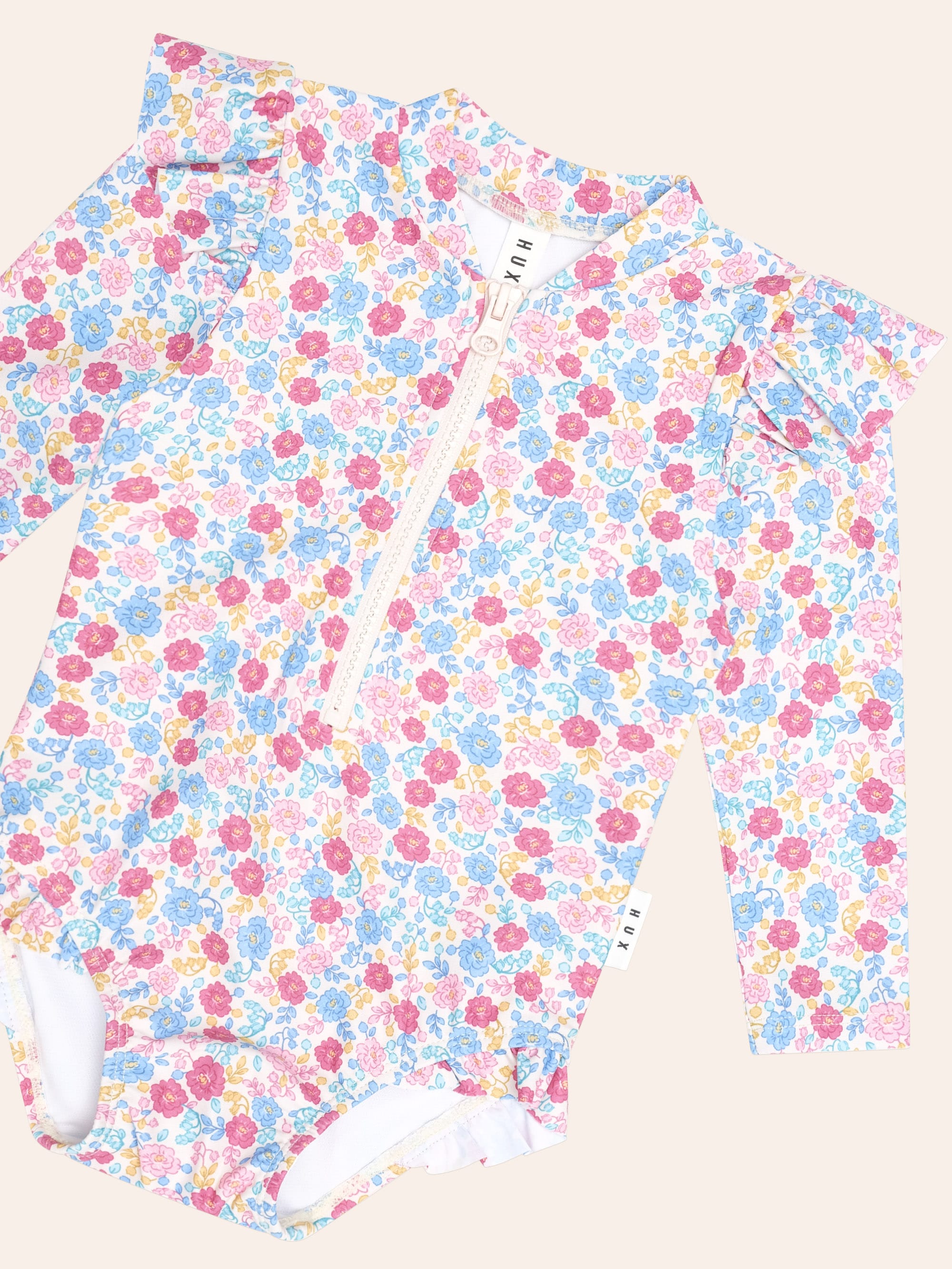 Huxbaby Shopify SWIMWEAR Vintage Floral Swimsuit