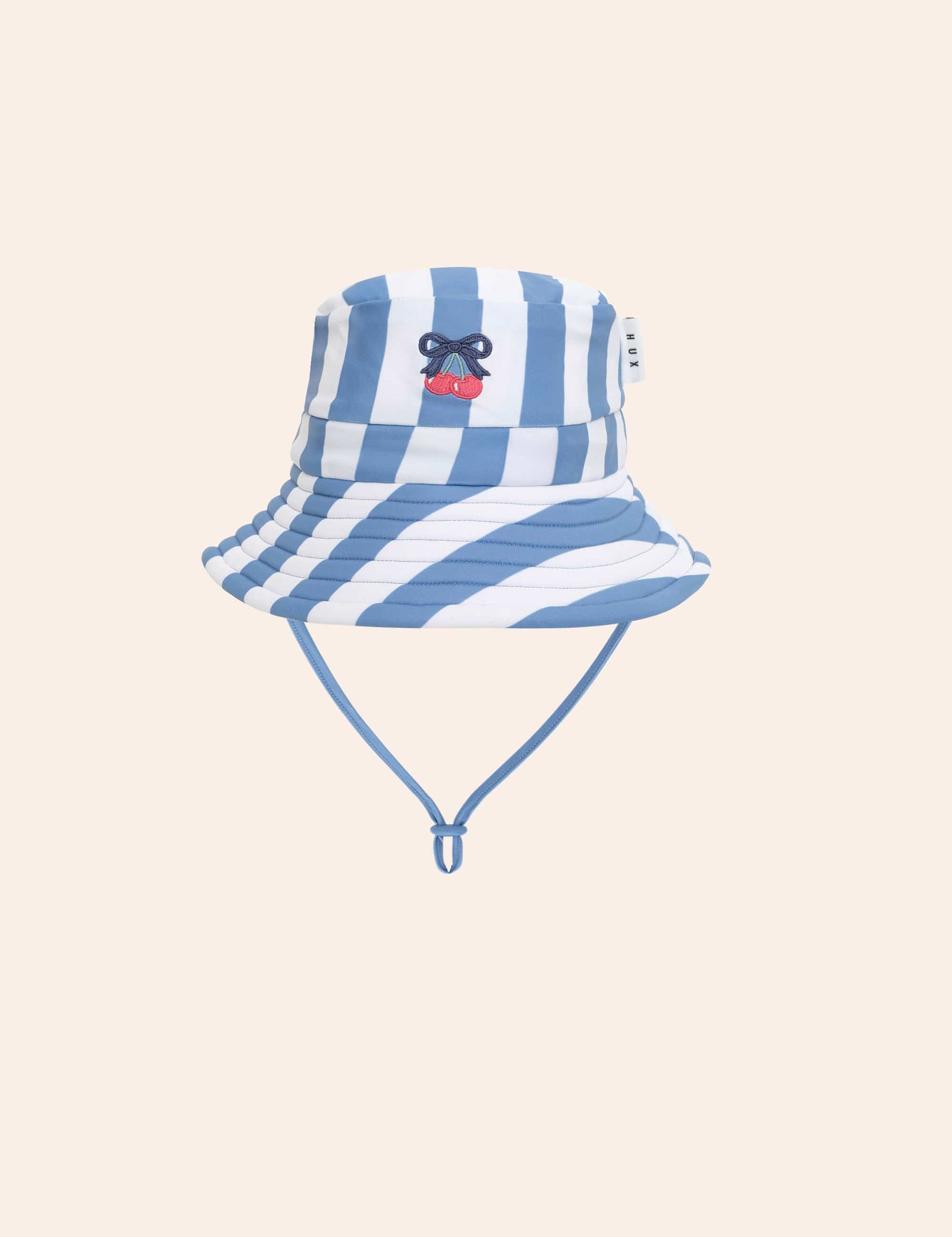 Vintage Stripe Bow Swimhat ACCESSORIES Huxbaby