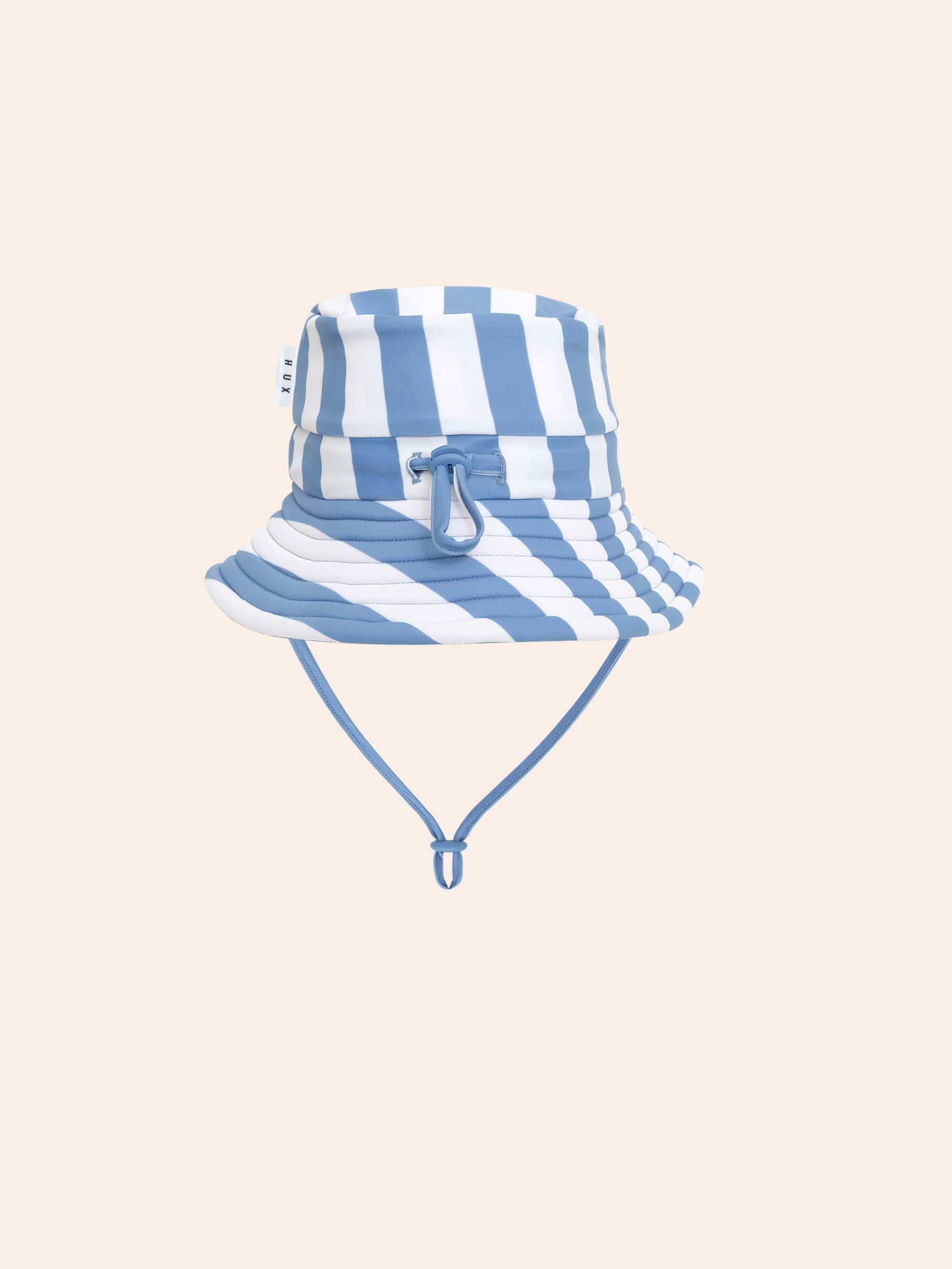 Vintage Stripe Bow Swimhat ACCESSORIES Huxbaby