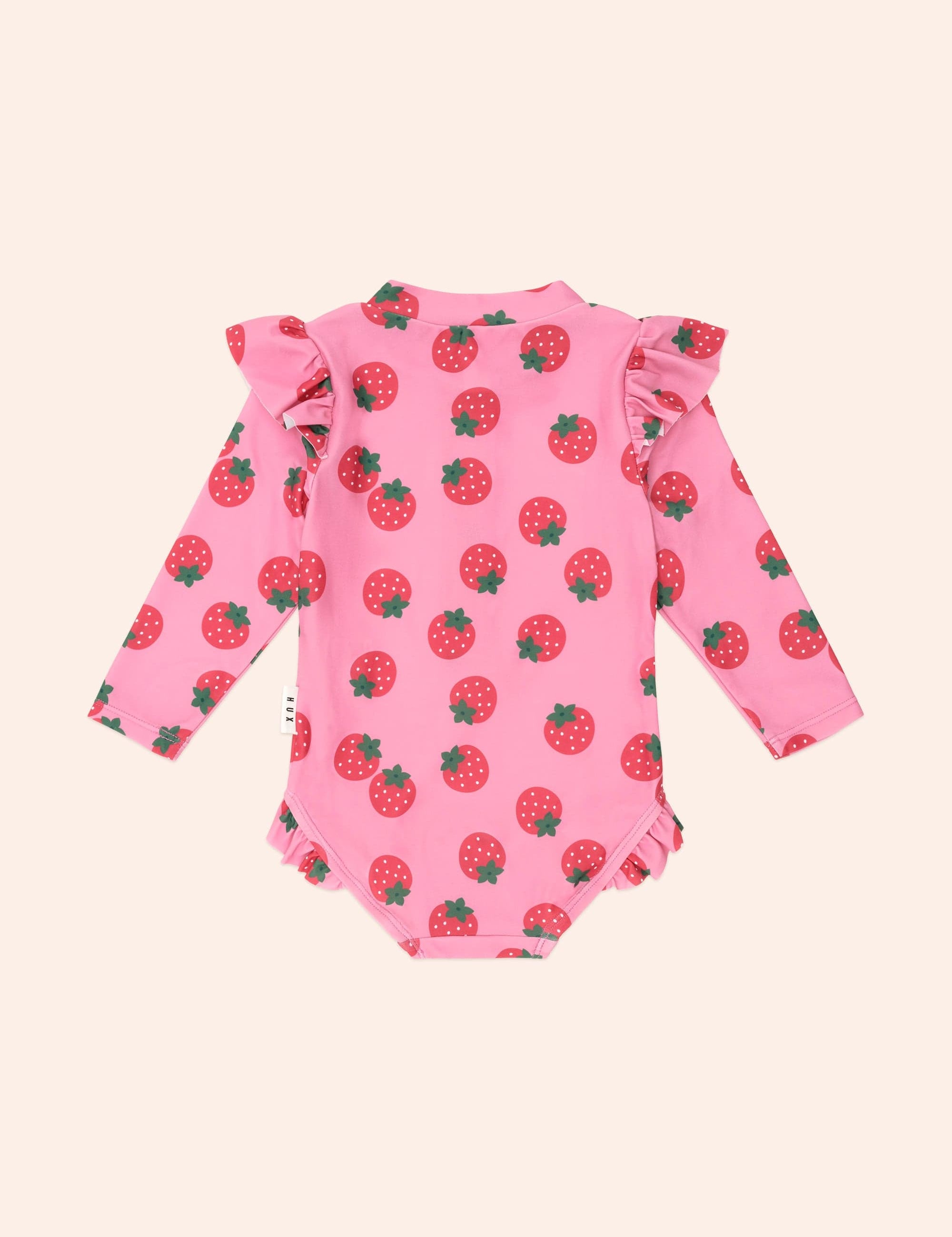 Strawberry Fields Forever Frill Swimsuit SWIMWEAR Huxbaby