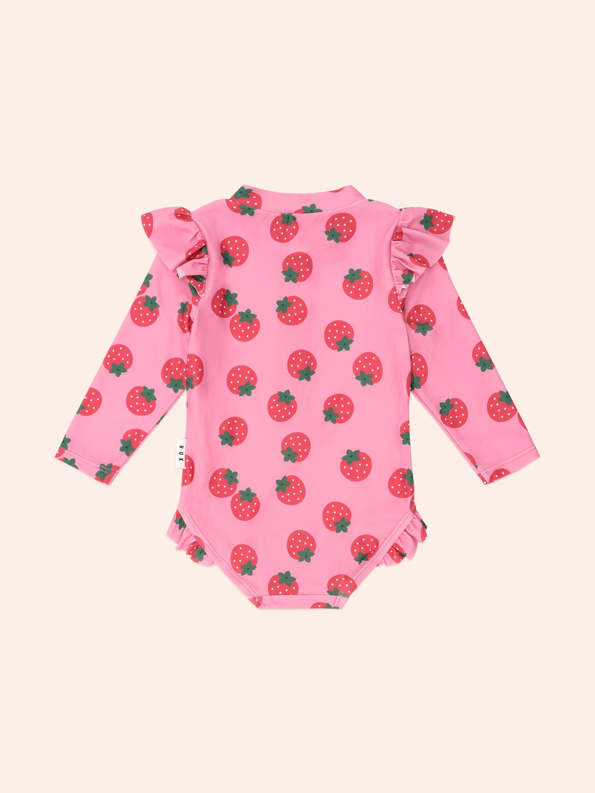 Strawberry Fields Forever Frill Swimsuit SWIMWEAR Huxbaby