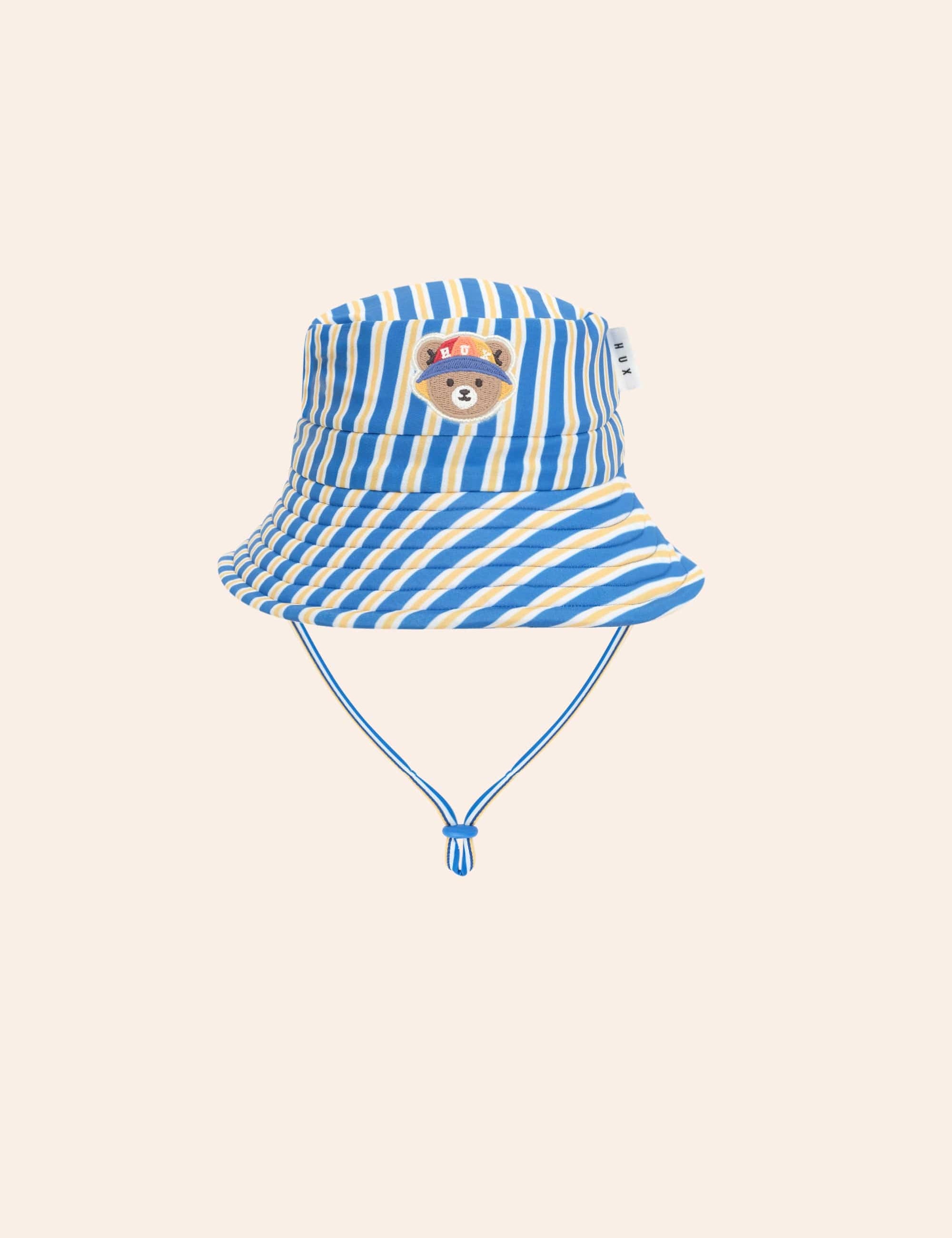 Beach Hux Stripe Swimhat ACCESSORIES Huxbaby