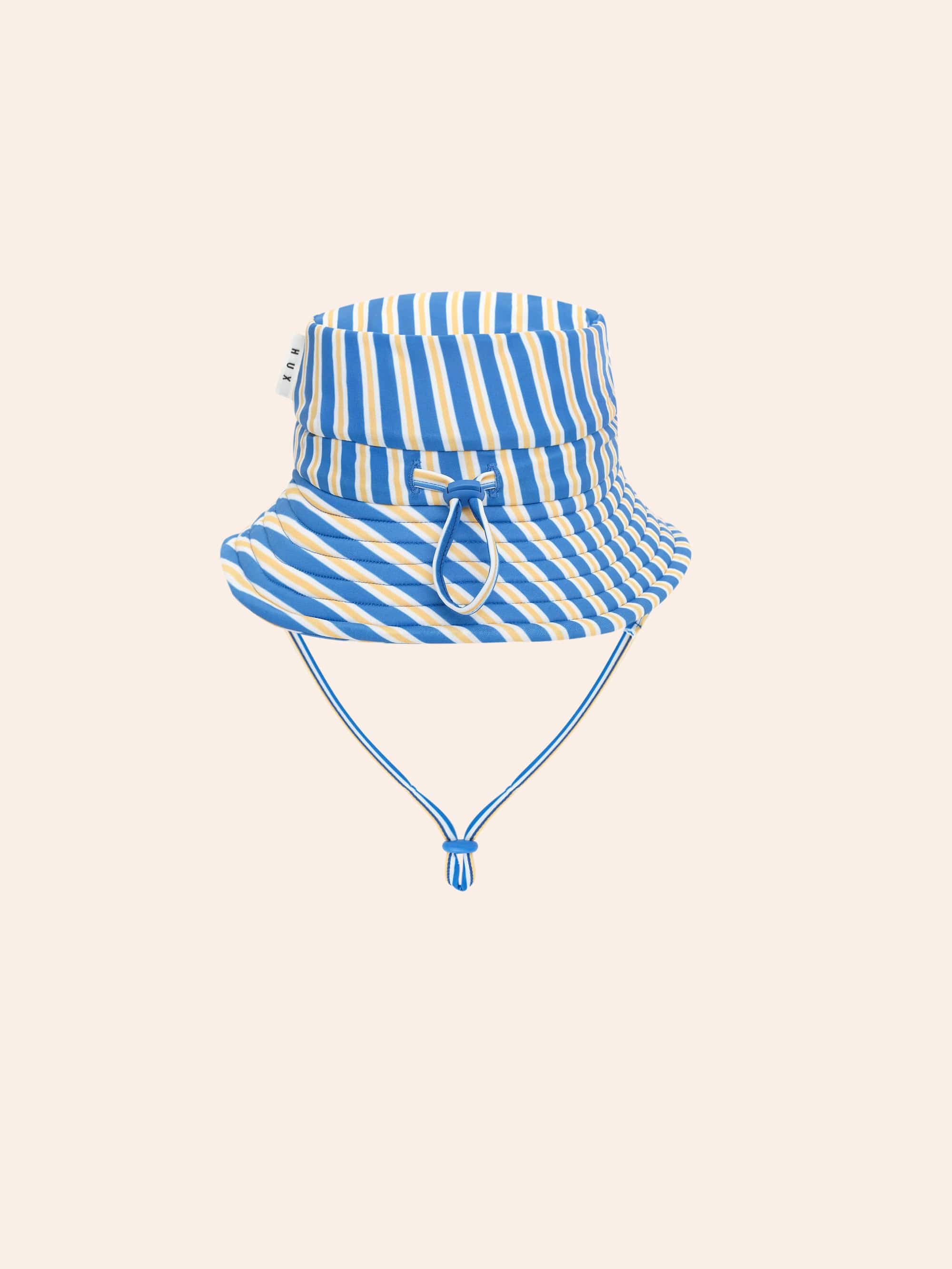 Beach Hux Stripe Swimhat ACCESSORIES Huxbaby