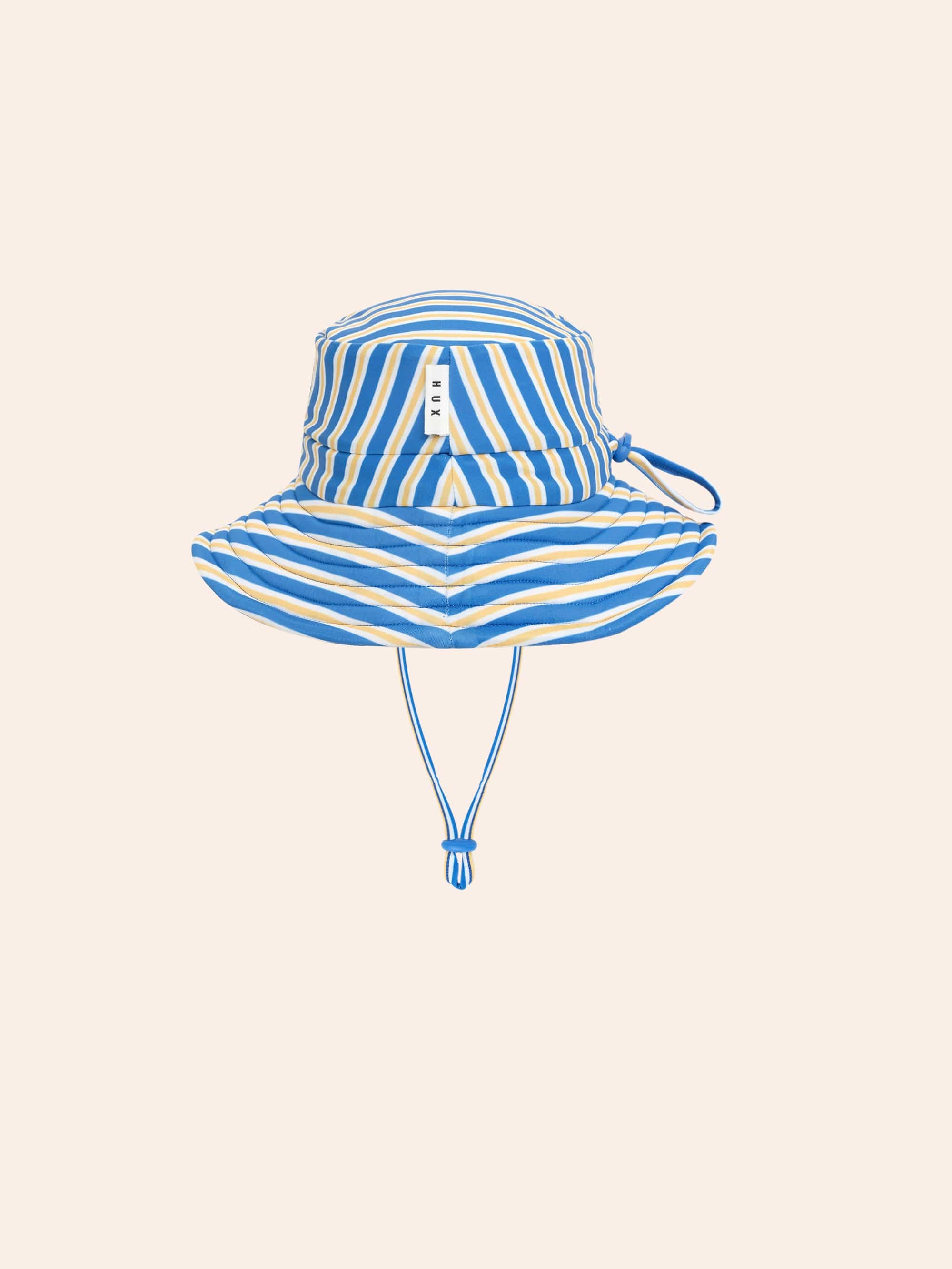 Beach Hux Stripe Swimhat ACCESSORIES Huxbaby
