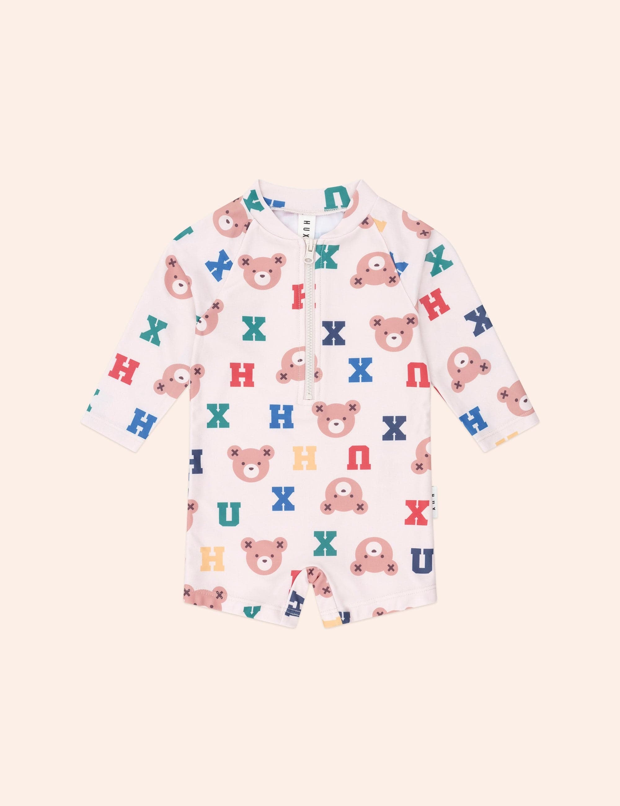 Varsity Letter Hux Rashie SWIMWEAR Huxbaby