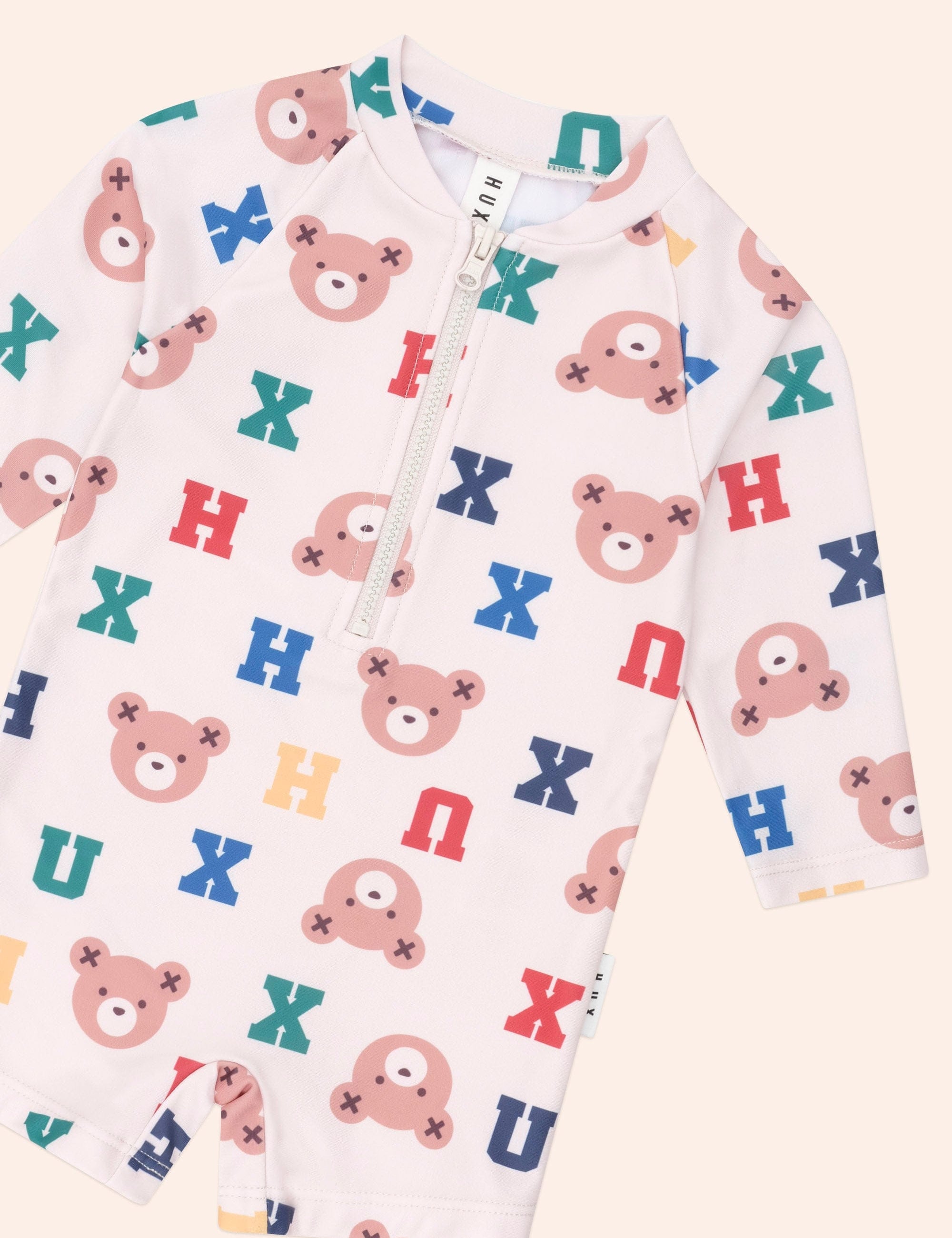 Varsity Letter Hux Rashie SWIMWEAR Huxbaby