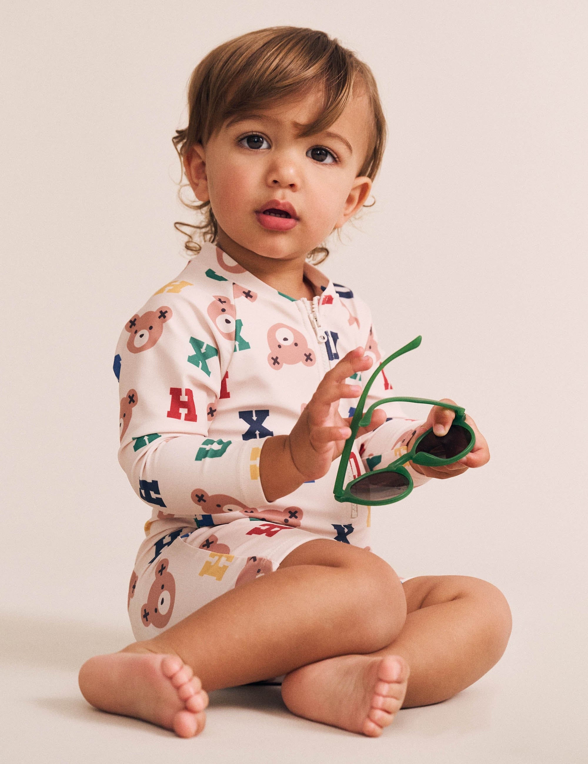 Varsity Letter Hux Rashie SWIMWEAR Huxbaby