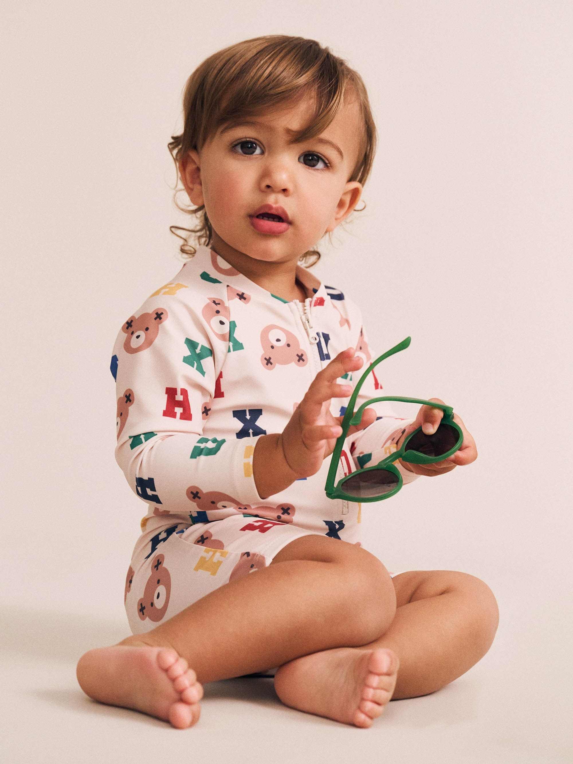 Varsity Letter Hux Rashie SWIMWEAR Huxbaby